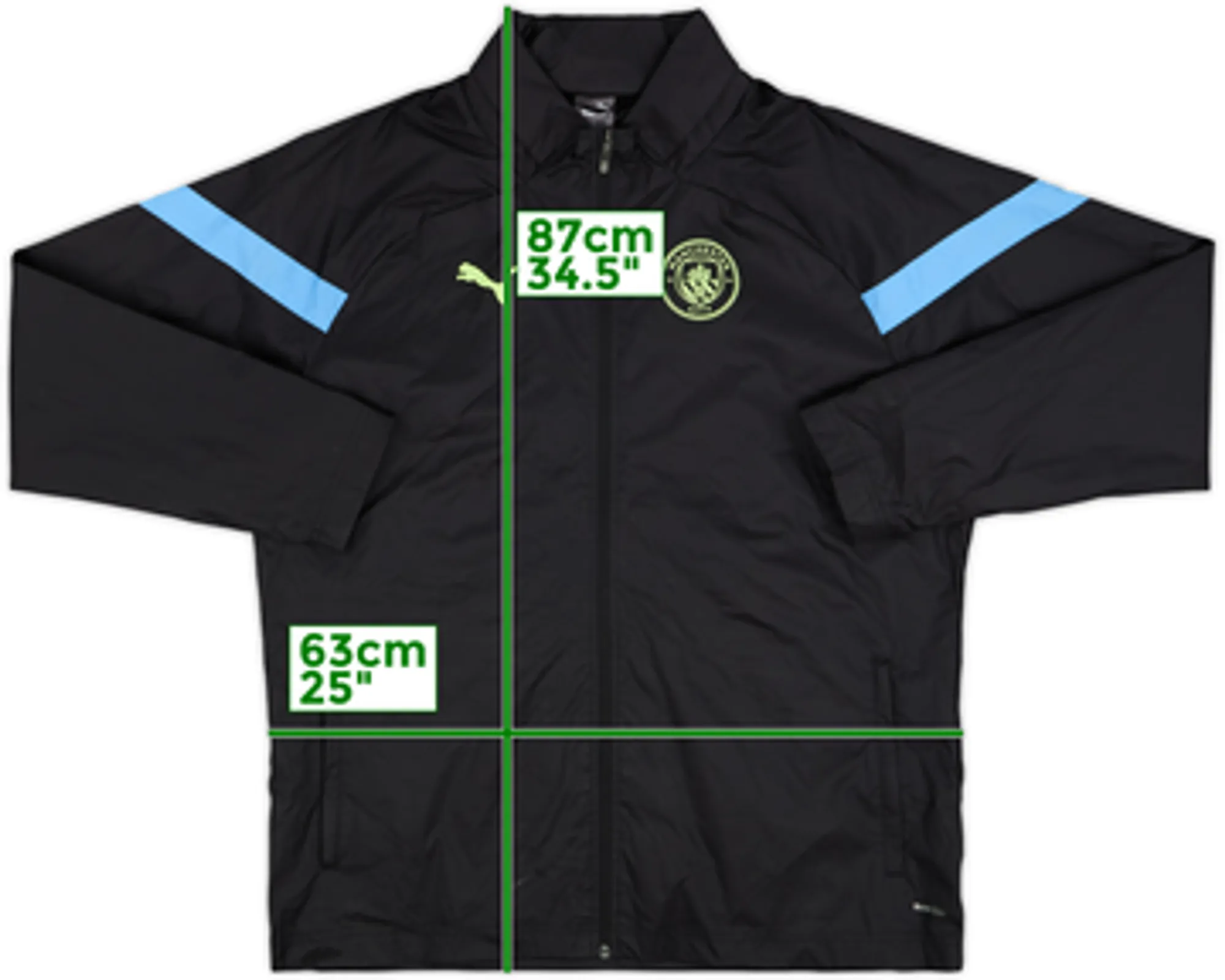 2022-23 Manchester City Puma Windbreaker Jacket - 6/10 - (XL)
