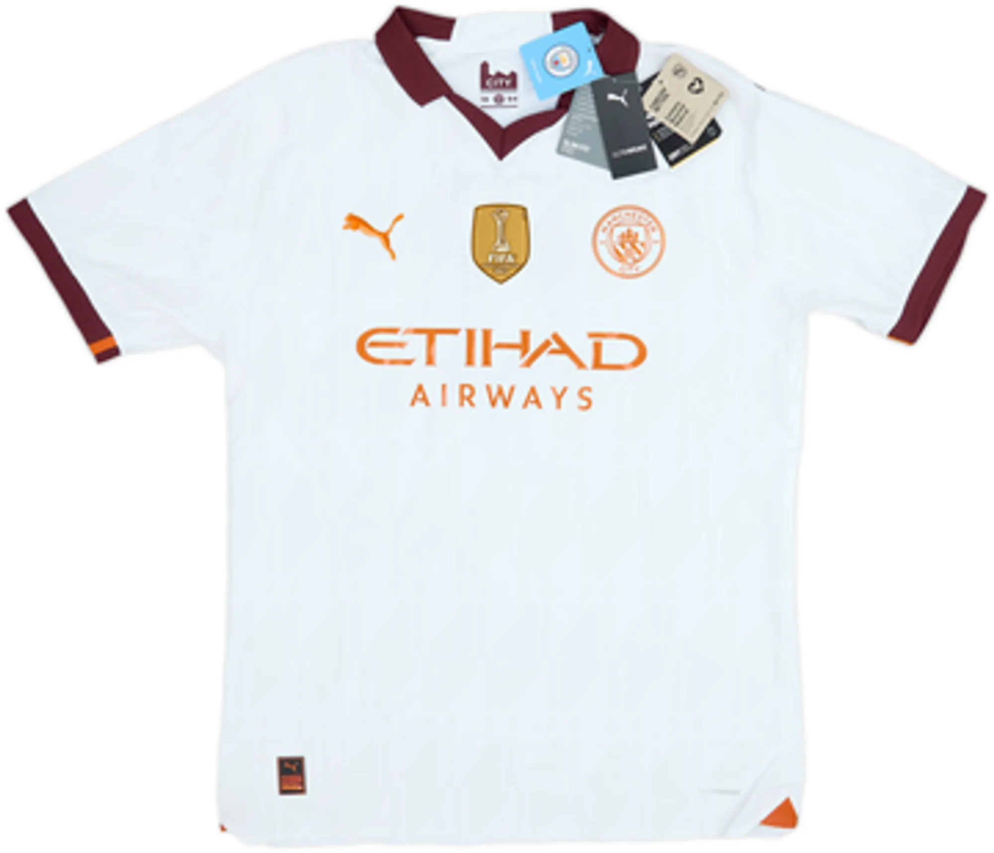 [希少品]Manchester City 9 S オーセンティック 23-24 2023-24 Manchester City Authentic Away Shirt Haaland #9 (L