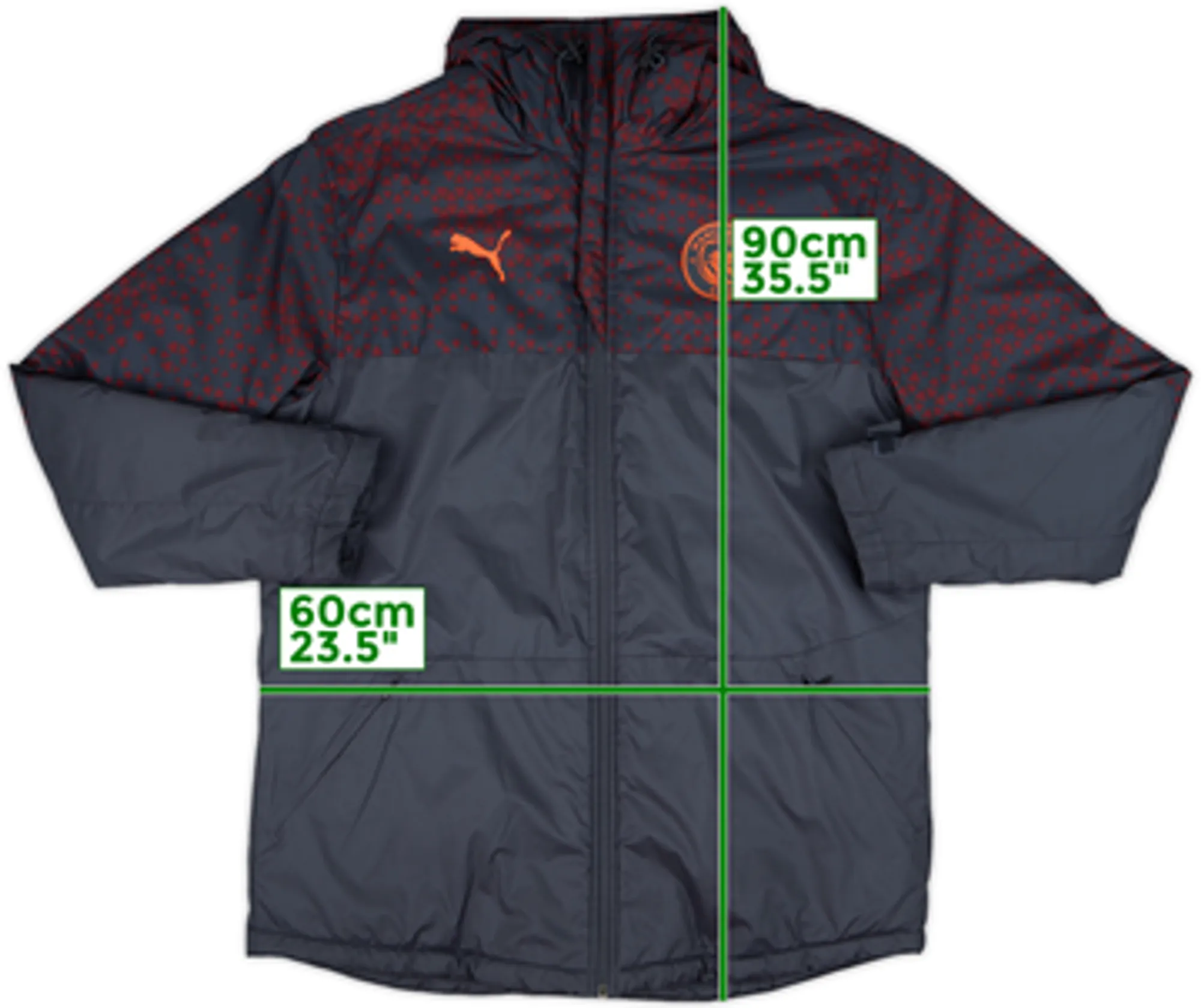 2023-24 Manchester City Puma Padded Bench Coat - 10/10 - (L)