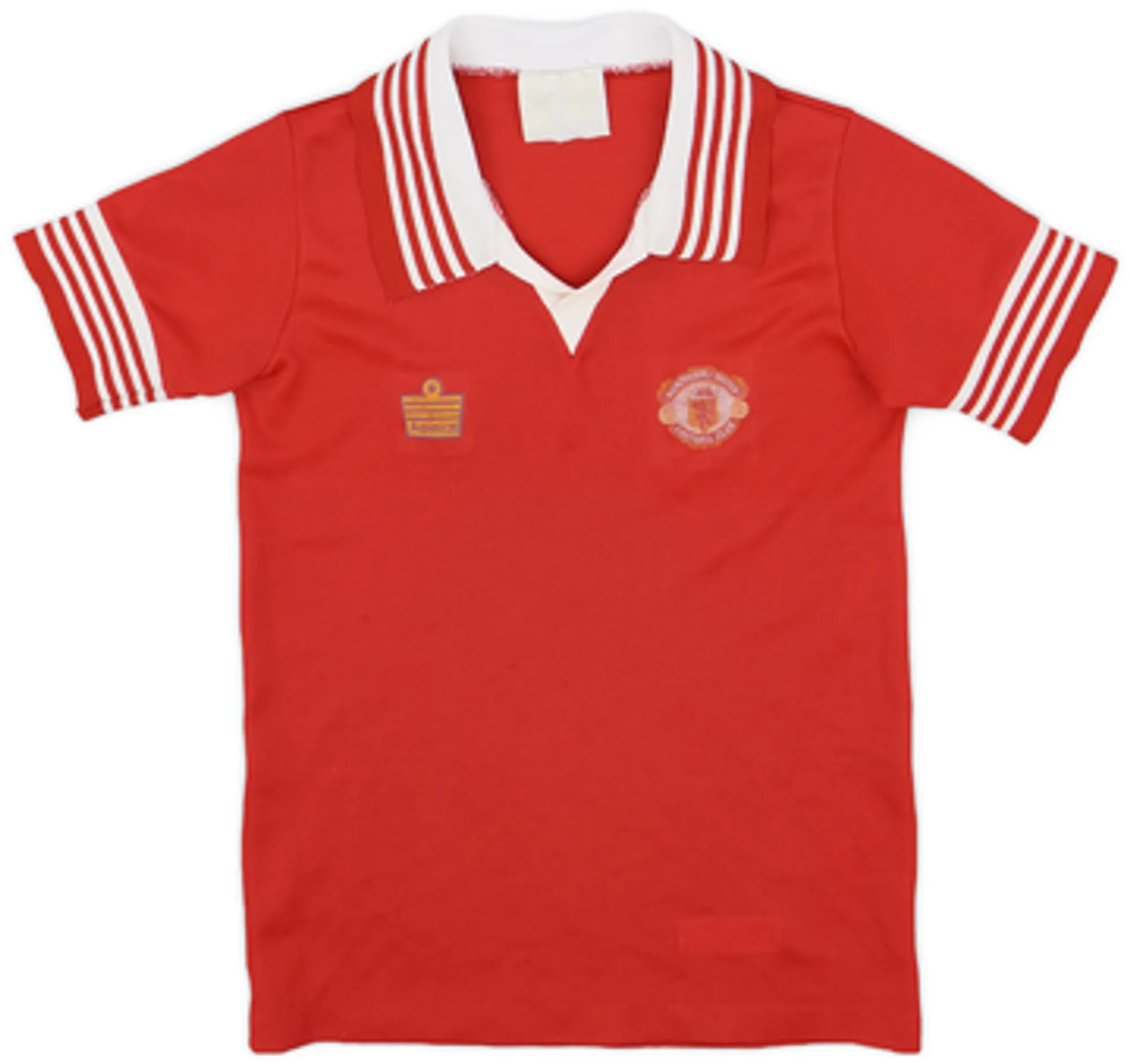 1976-80 Manchester United Home Shirt - 7/10 - (S.Boys)