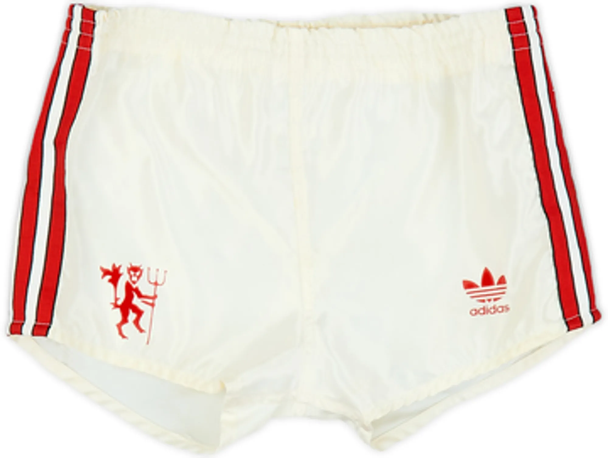 1986-88 Manchester United Home Shorts - 8/10 - (XS)