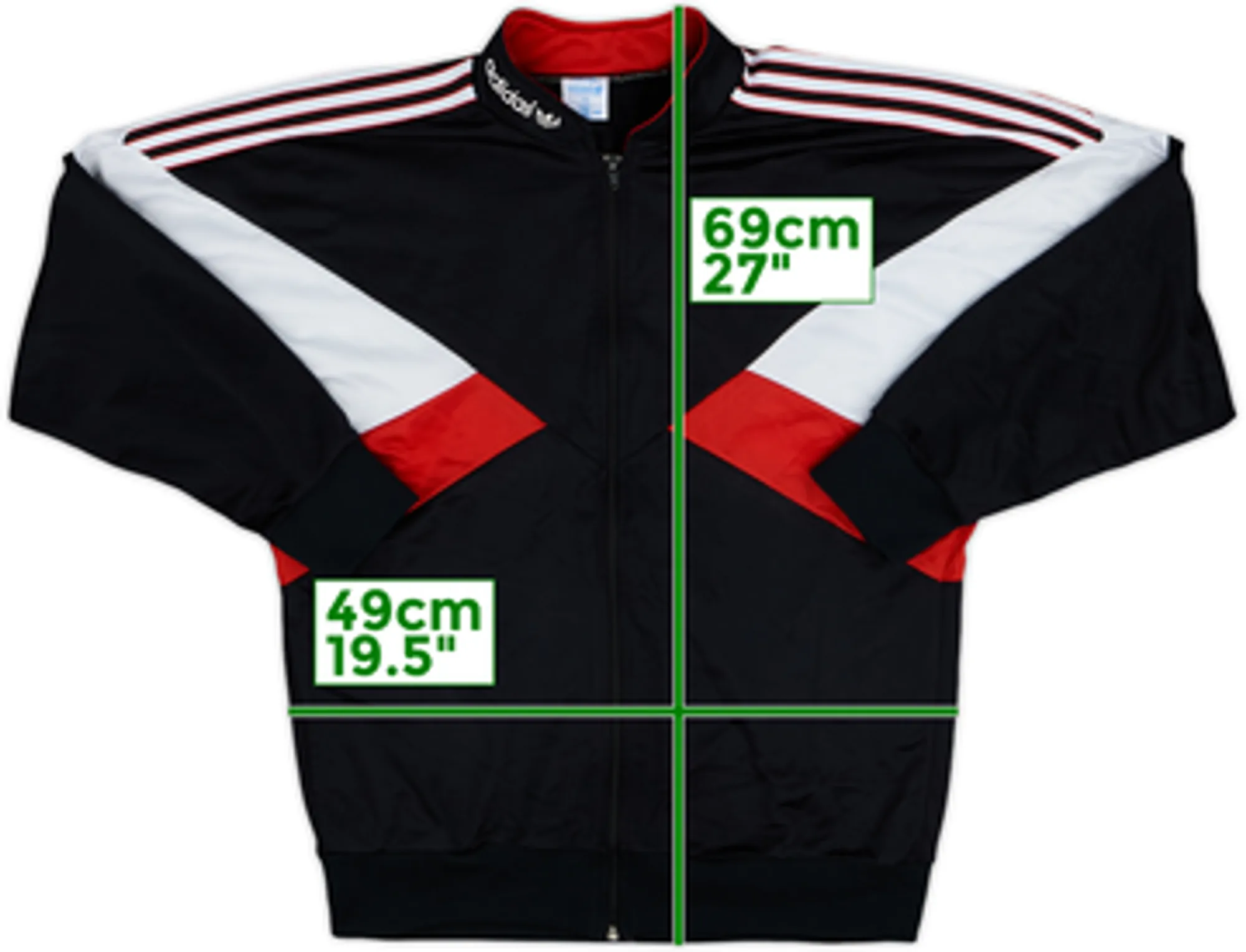 1986-88 Manchester United adidas Track Jacket - 9/10 - (S)