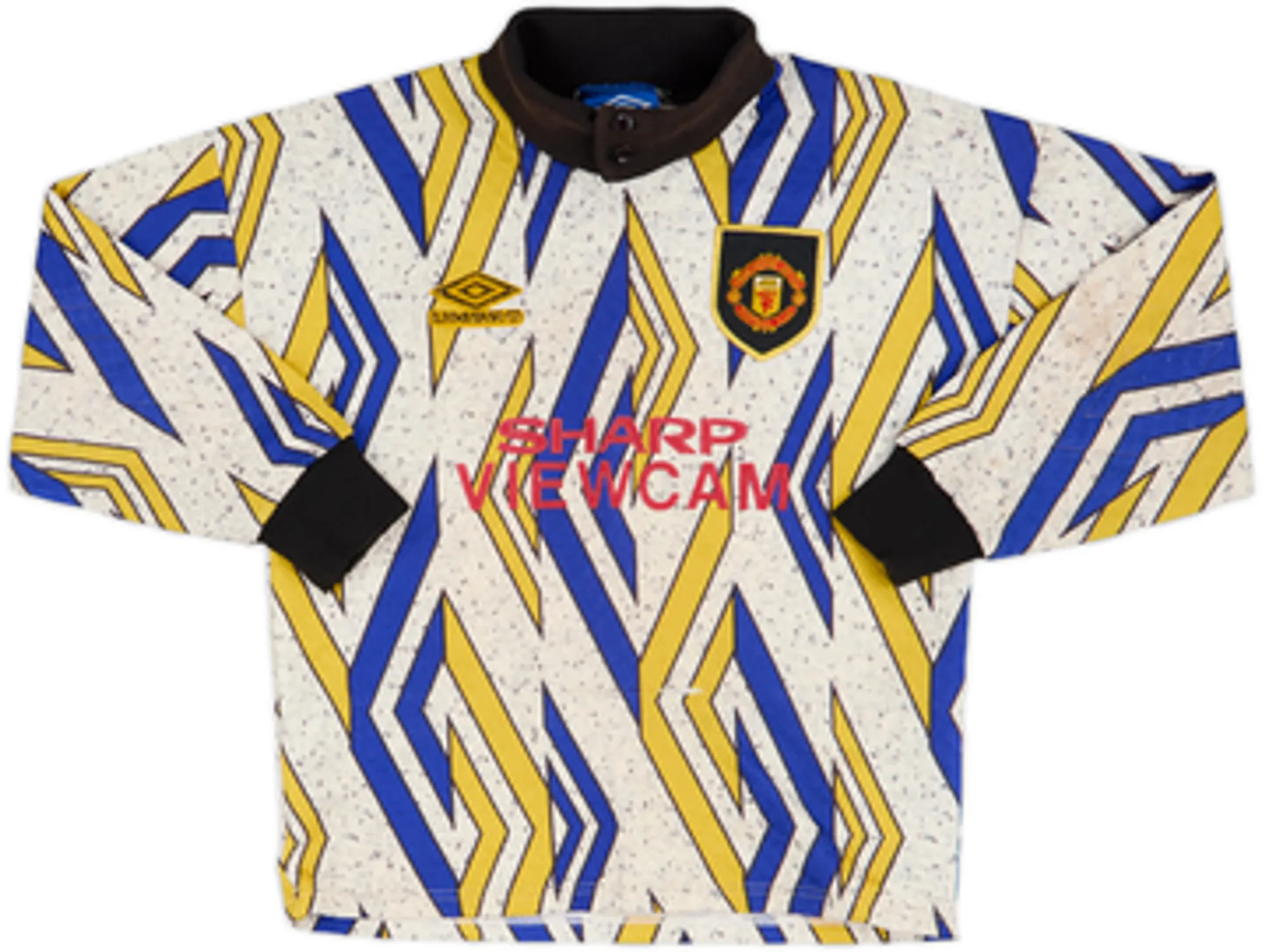 1993-94 Manchester United GK Shirt & Shorts - 6/10 - (L.Boys)