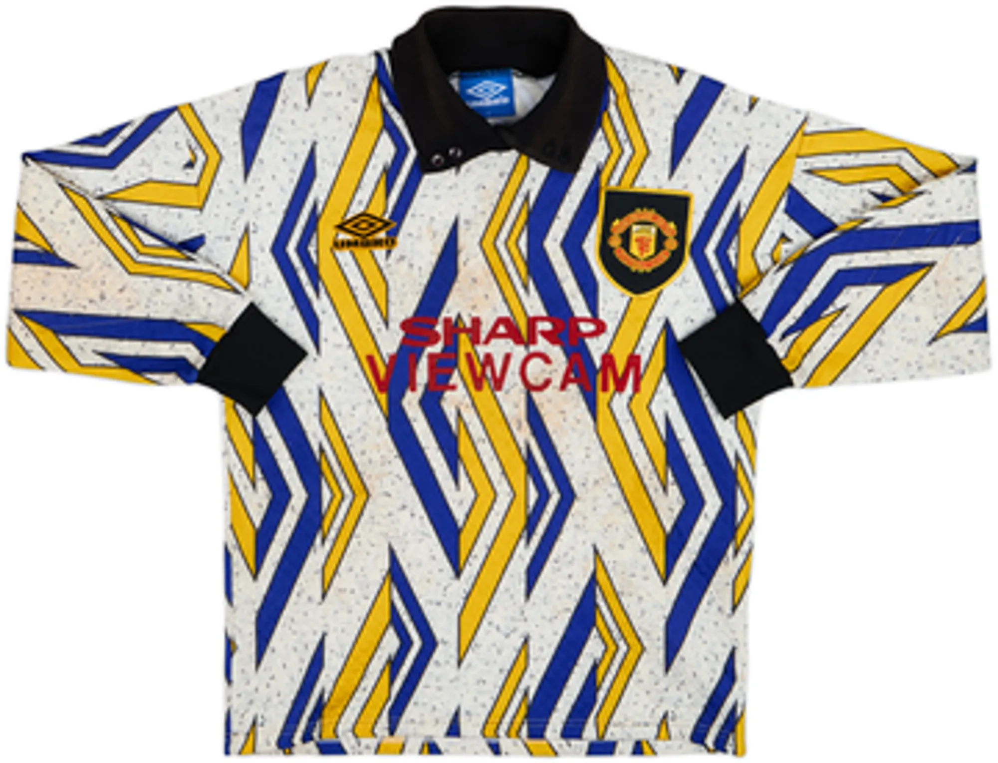 1993-94 Manchester United GK Shirt Schmeichel #1 - 5/10 - (S)