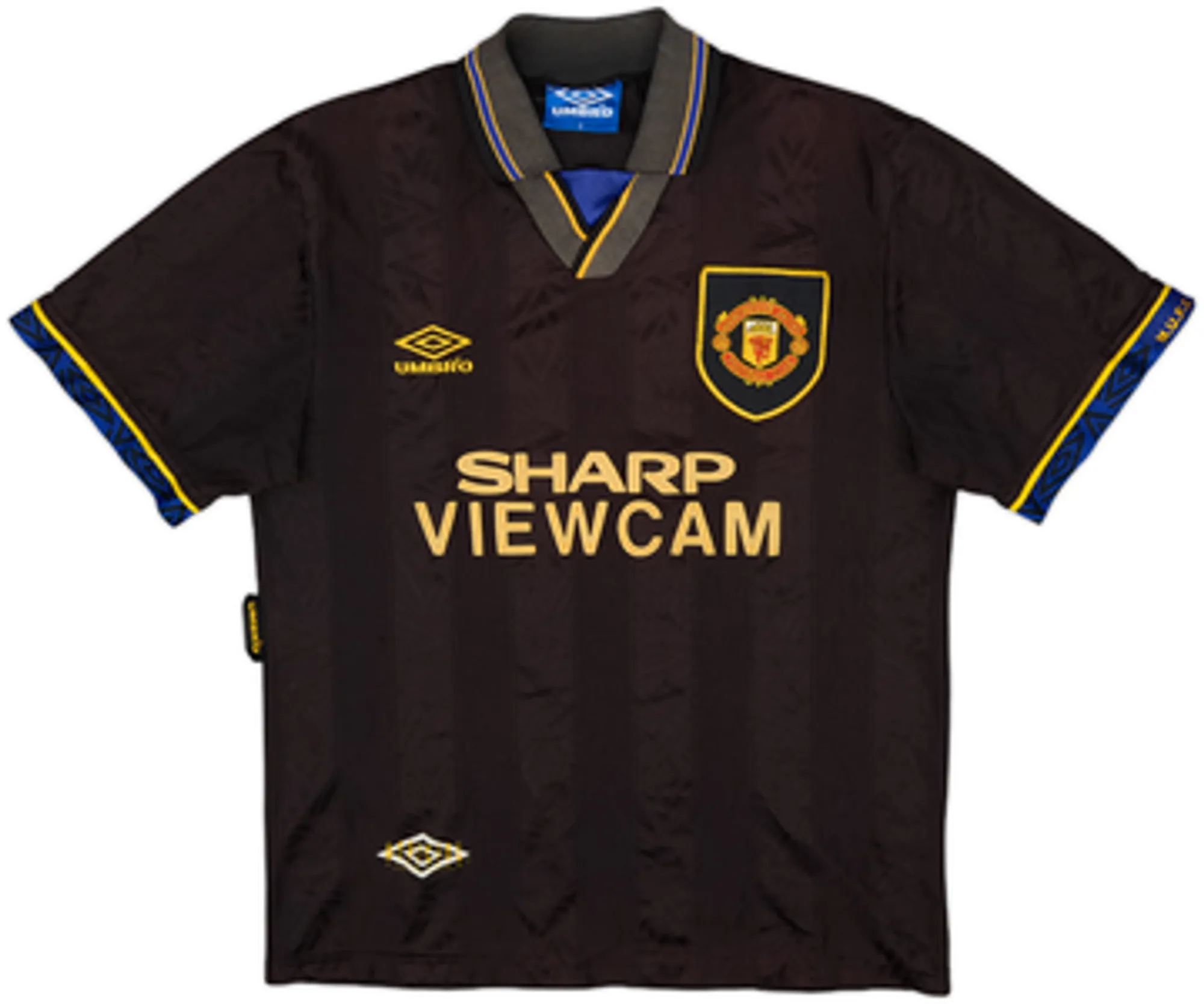 1993-95 Manchester United Away Shirt Cantona #7 - 5/10 - (S)