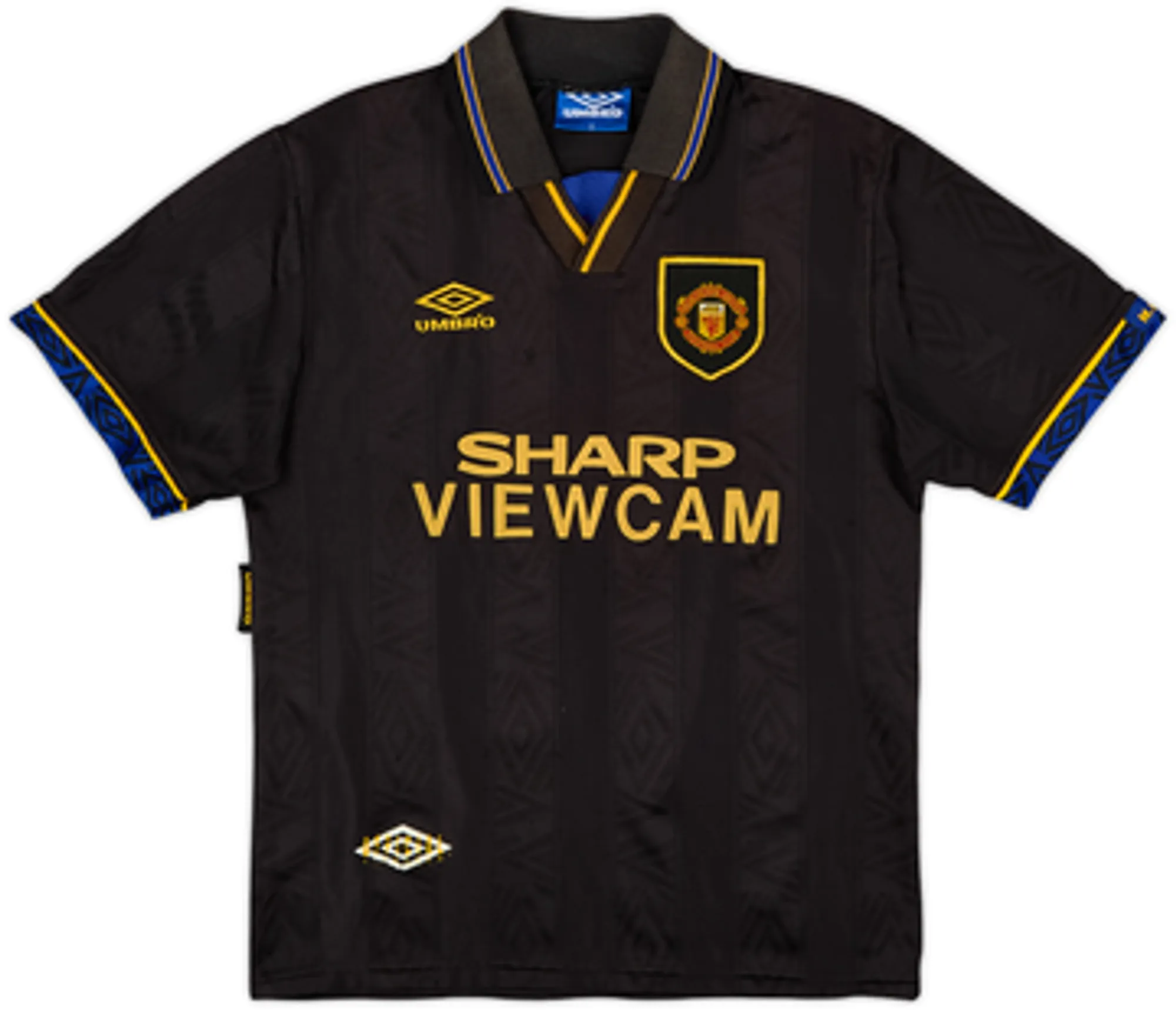 1993-95 Manchester United Away Shirt Cantona #7 - 6/10 - (M)
