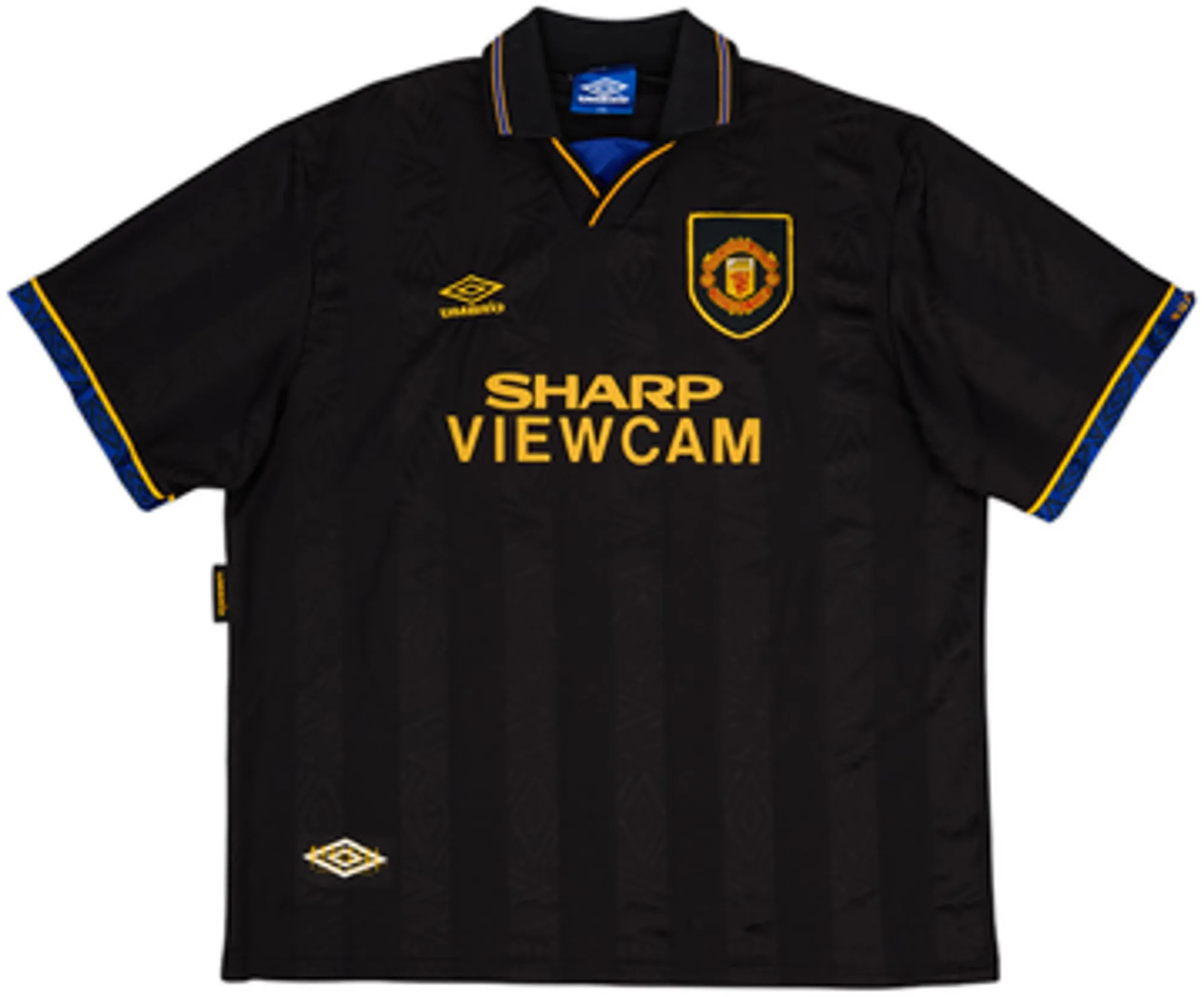 1993-95 Manchester United Away Shirt Cantona #7 - 9/10 - (L)