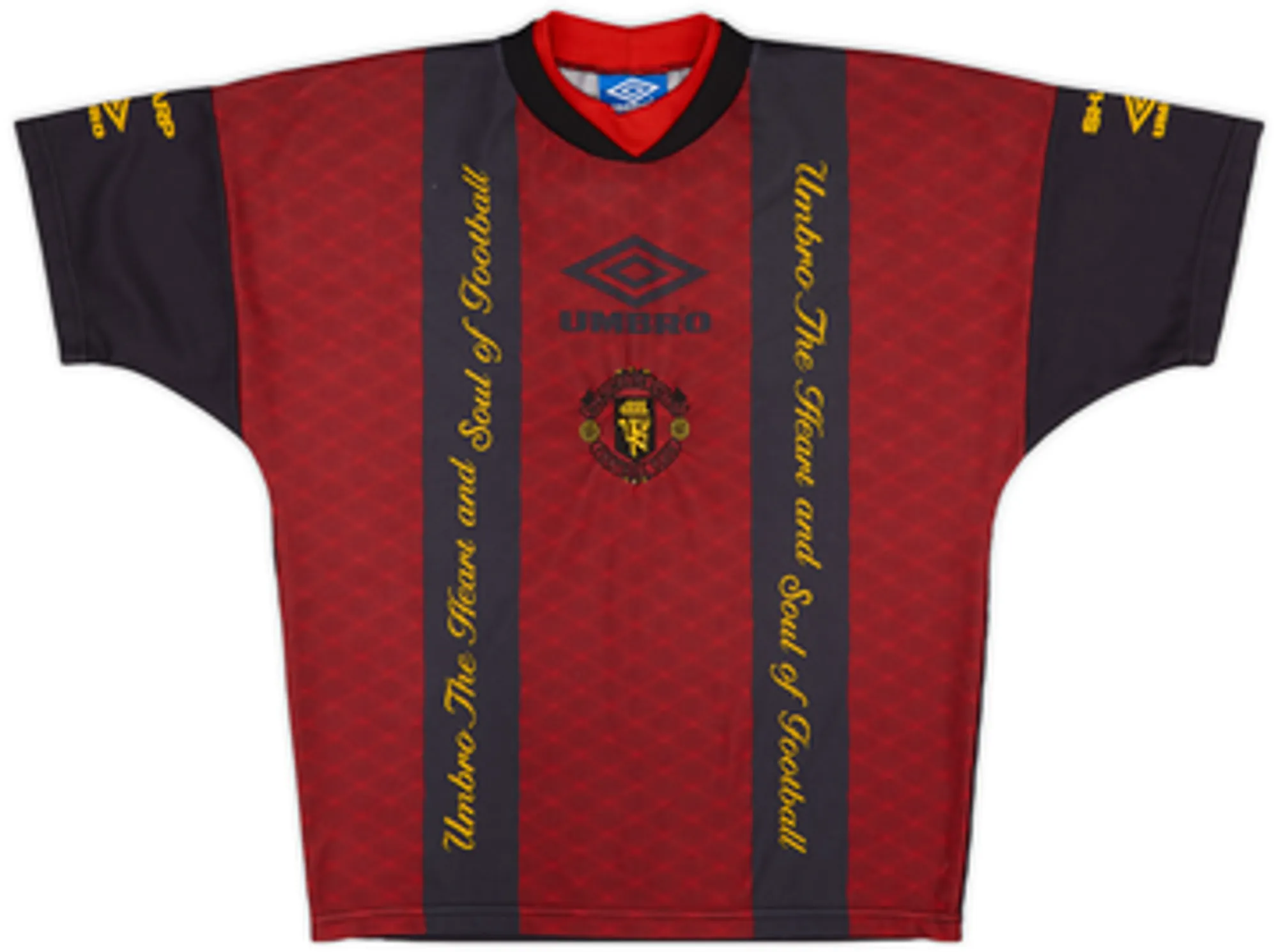 1994-95 Manchester United Umbro Training Shirt - 9/10 - (Y)