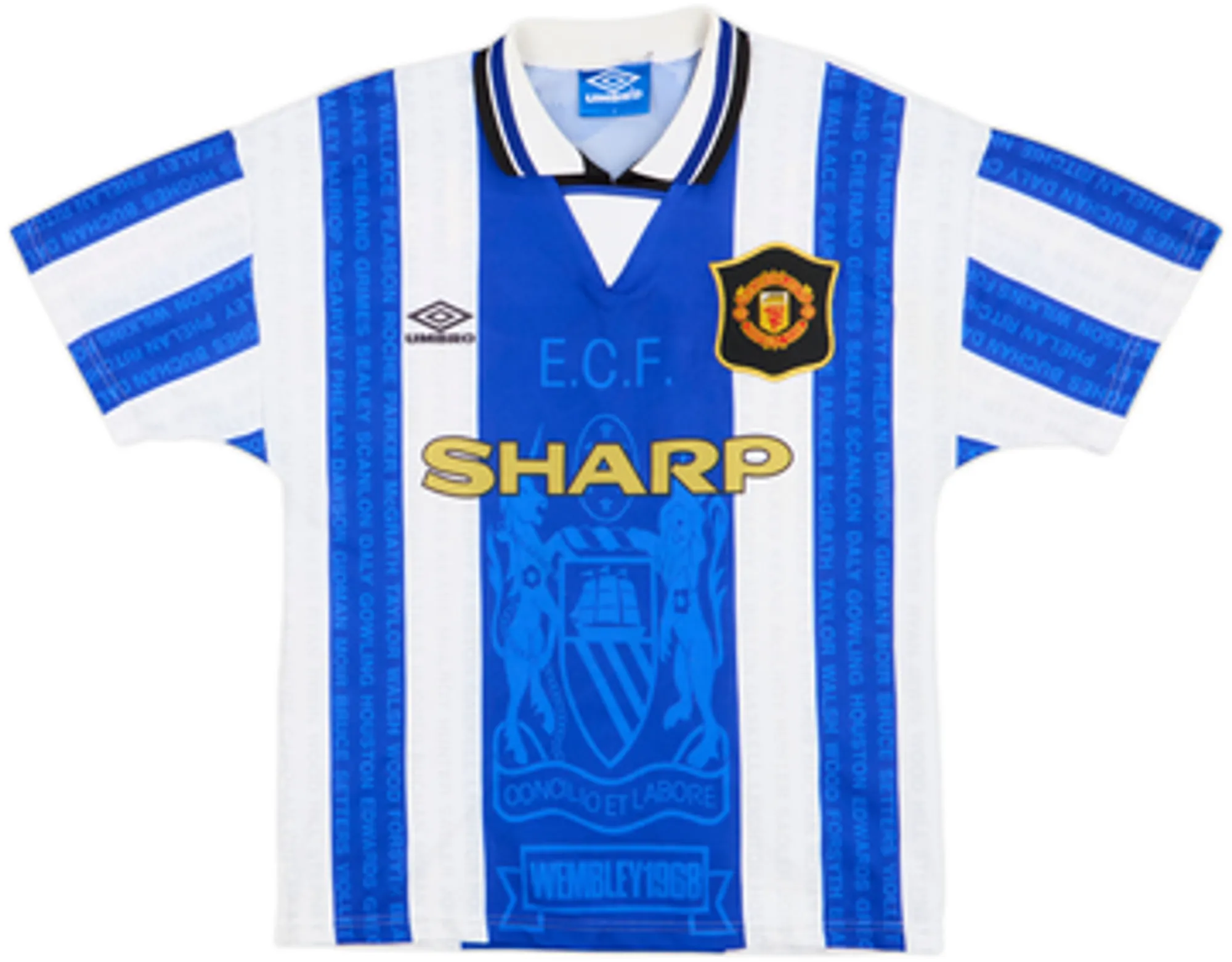1994-96 Manchester United Third Shirt Cantona #7 - 8/10 - (XL)
