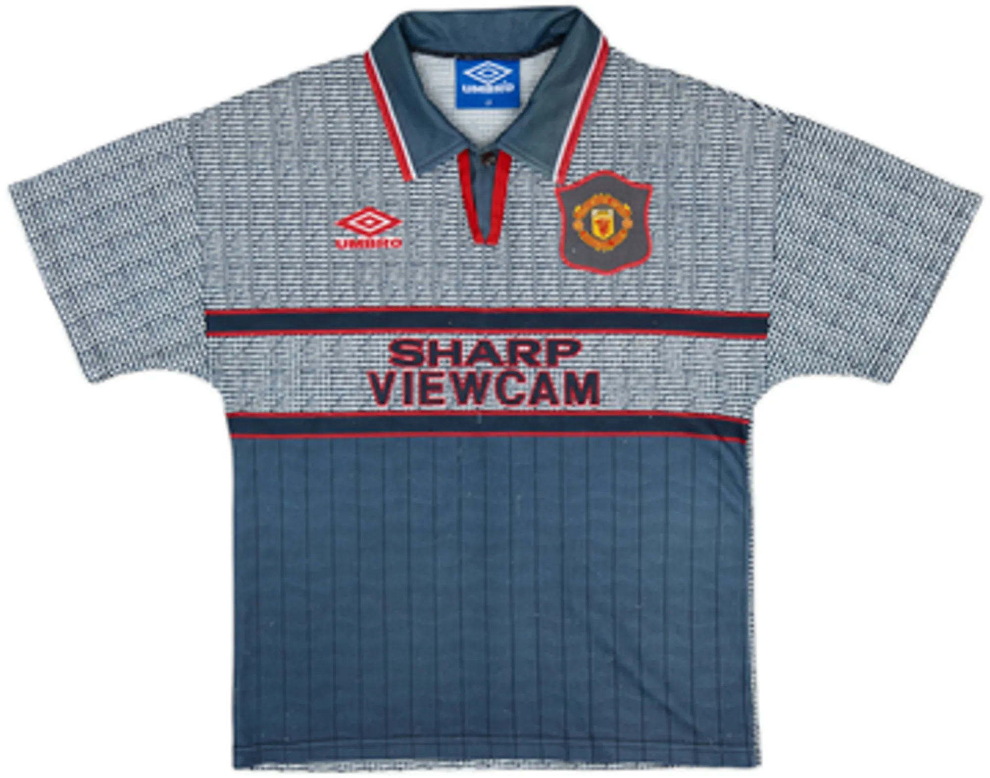 1995-96 Manchester United Away Full Kit - 9/10 - (L.Boys)