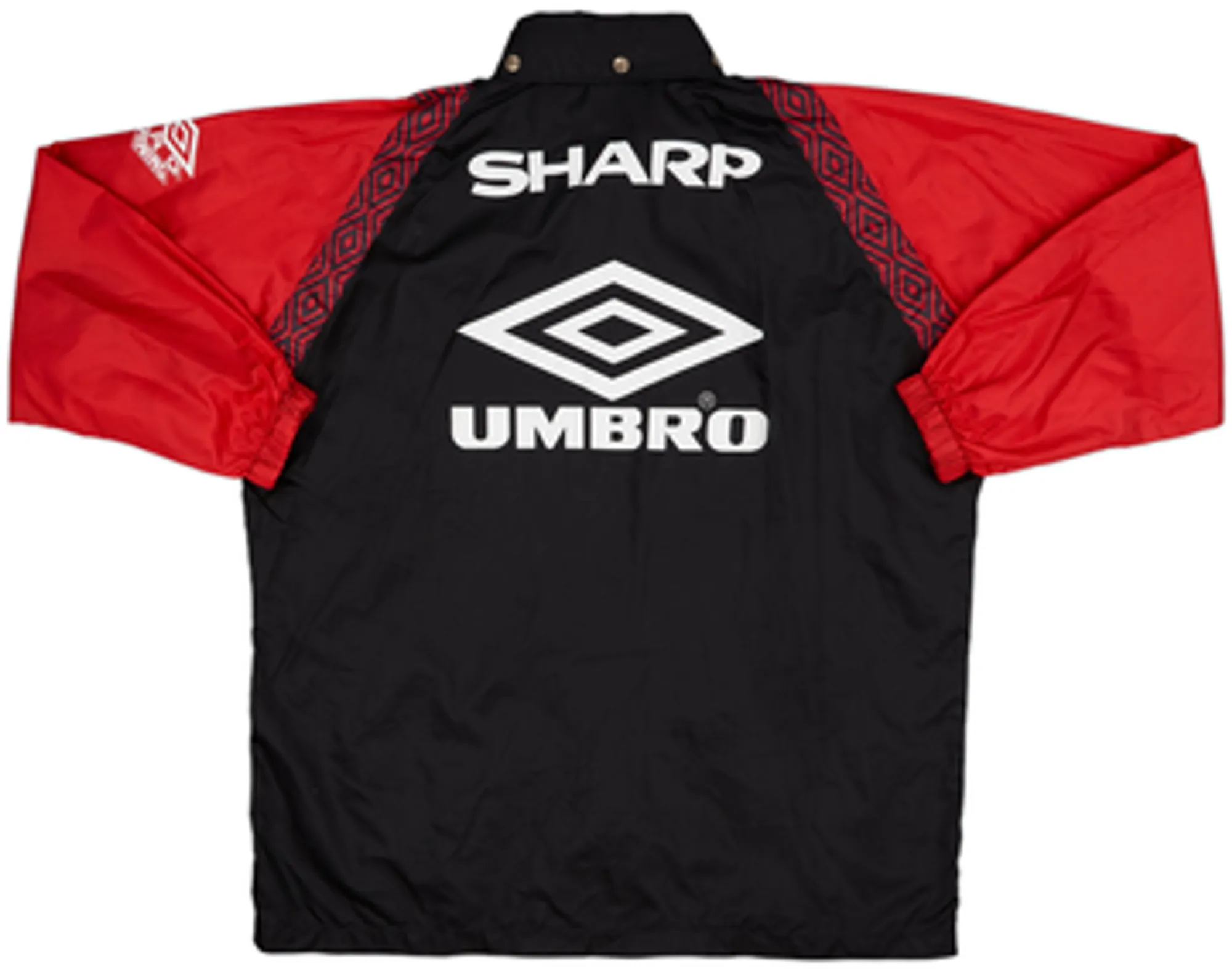 1995-96 Manchester United Umbro Hooded Rain Jacket - 9/10 - (XL)