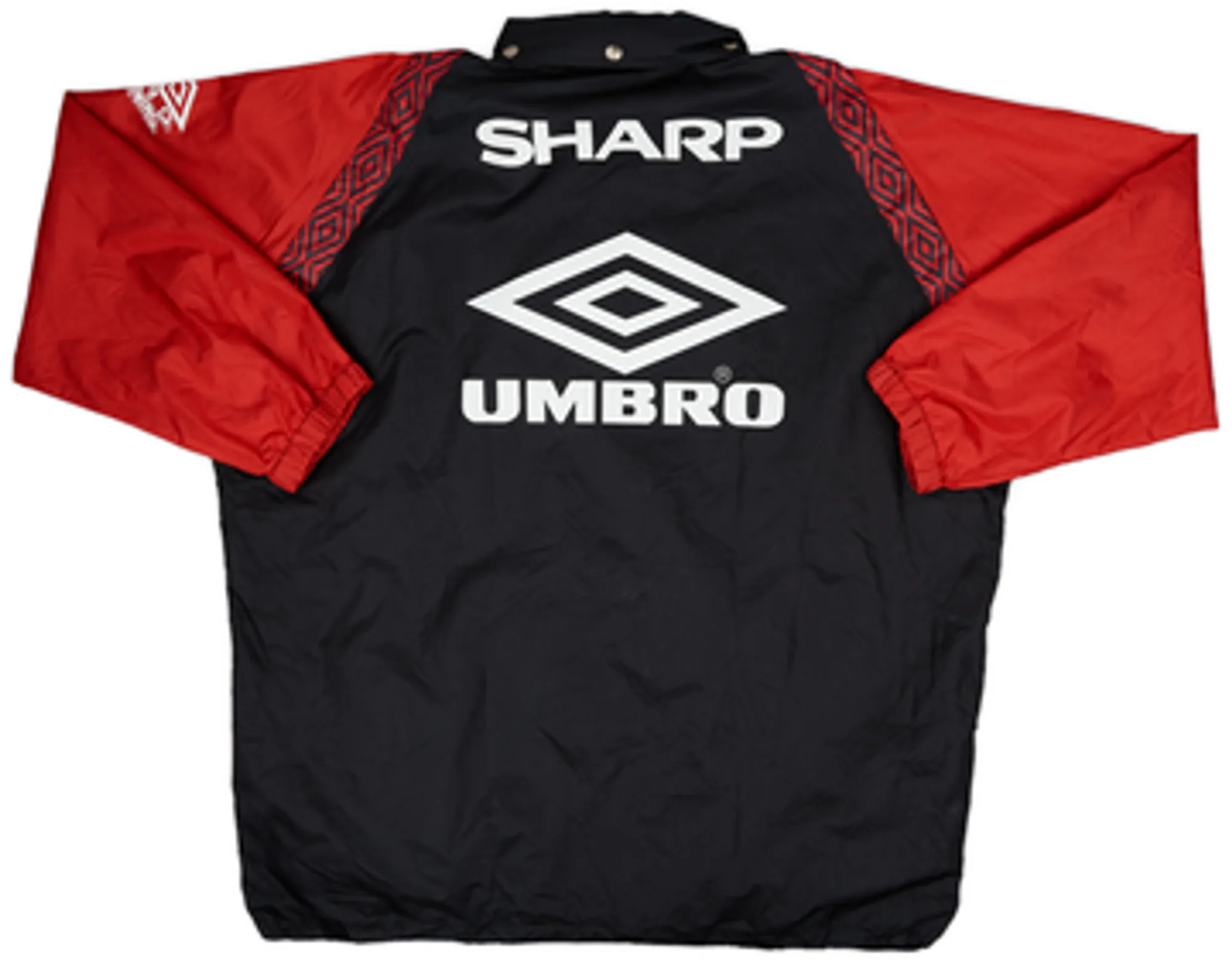 1995-97 Manchester United Umbro Hooded Rain Jacket - 9/10 - (XXL)