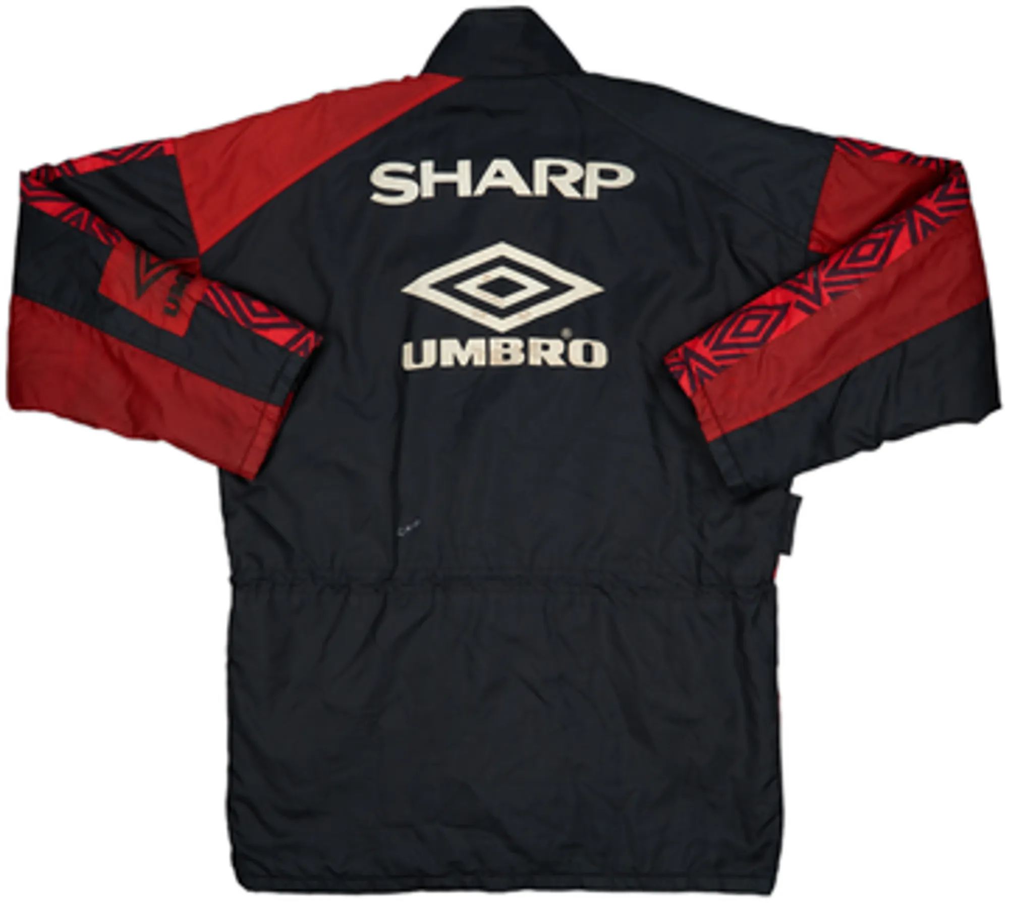 1995-97 Manchester United Umbro Padded Bench Coat - 4/10 - (M)