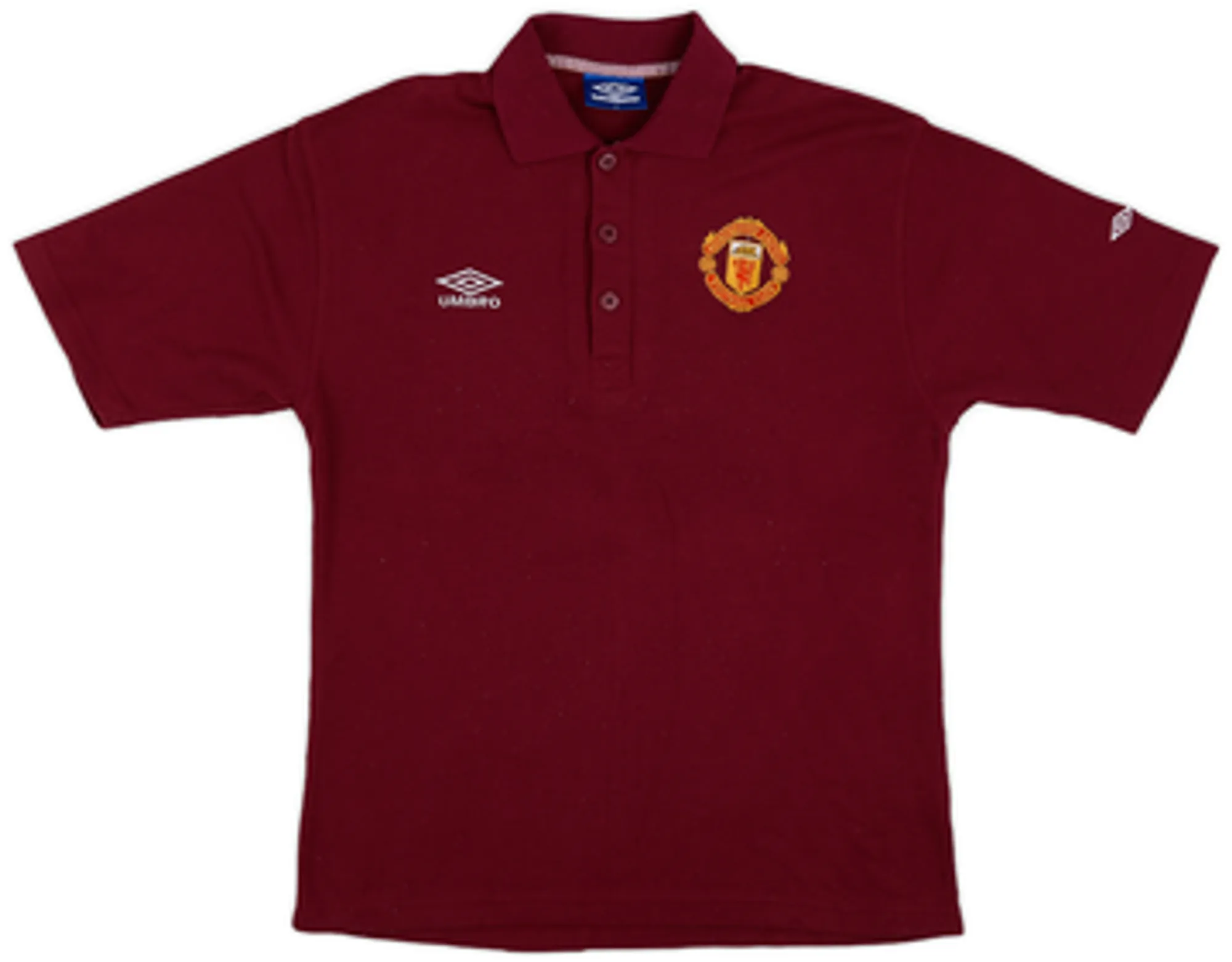 1996-97 Manchester United Umbro Polo Shirt - 6/10 - (L)