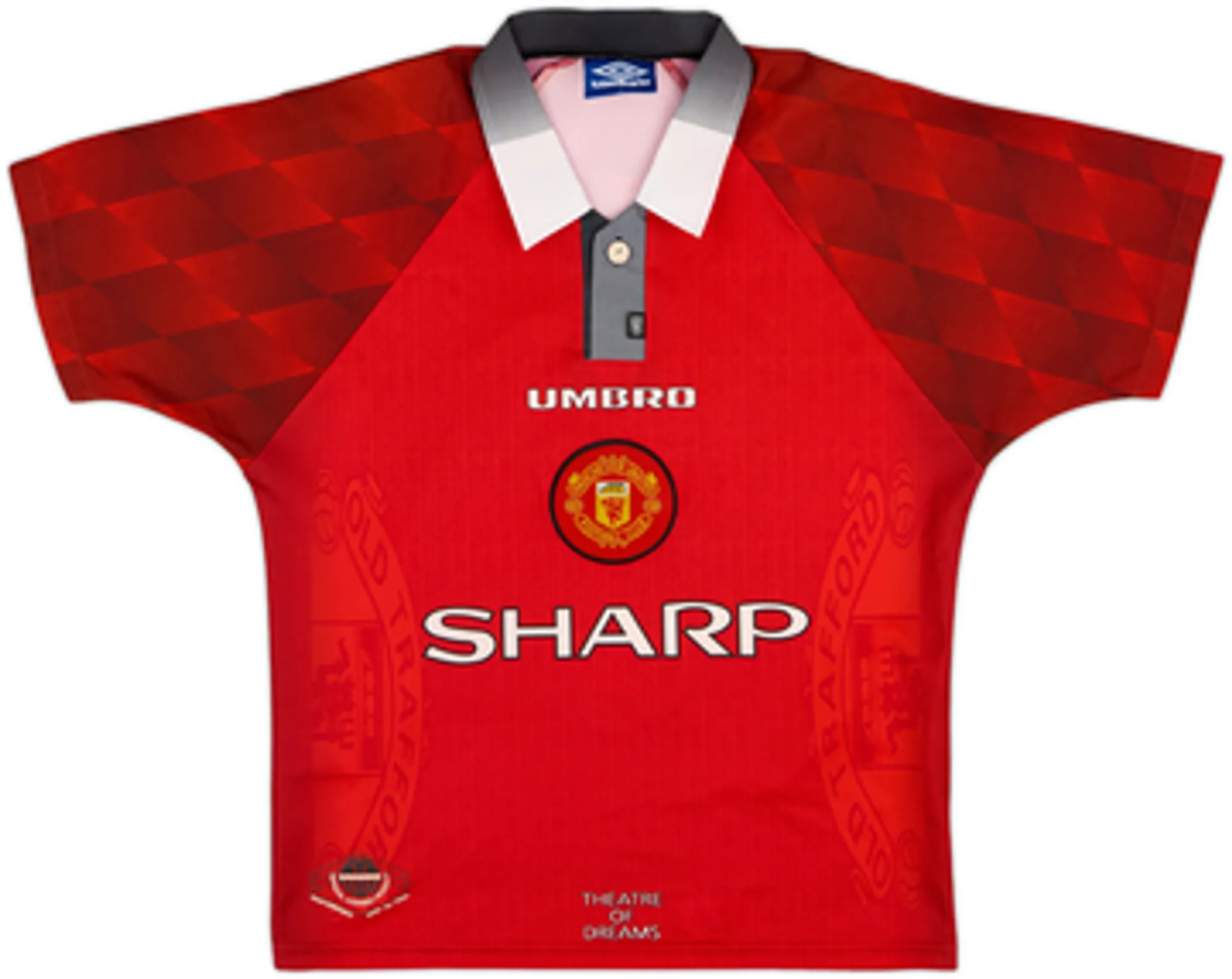 1996-98 Manchester United Home Shirt Cantona #7 - 10/10 - (M)