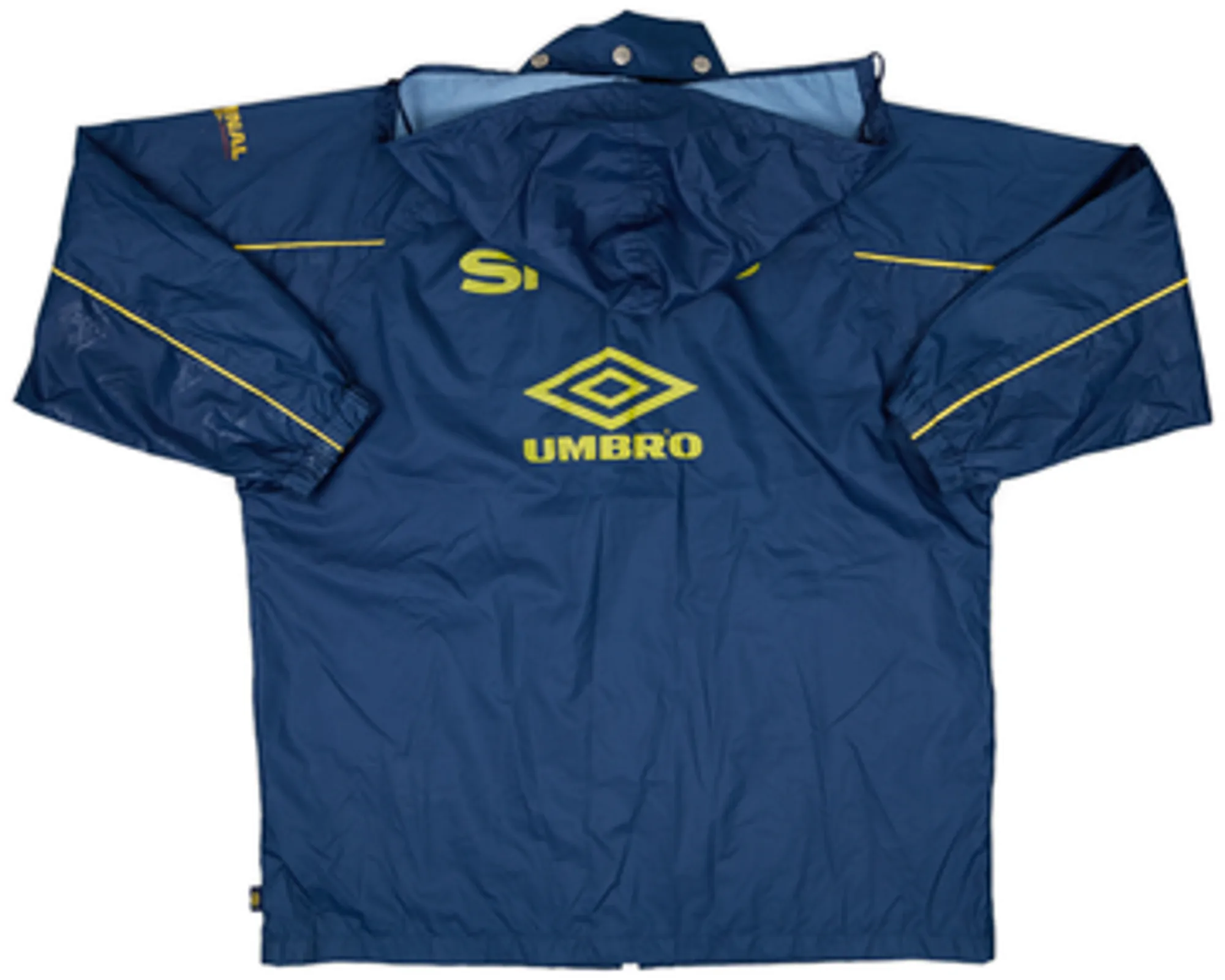 1996-98 Manchester United Umbro Hooded Rain Jacket - 8/10 - (XL)