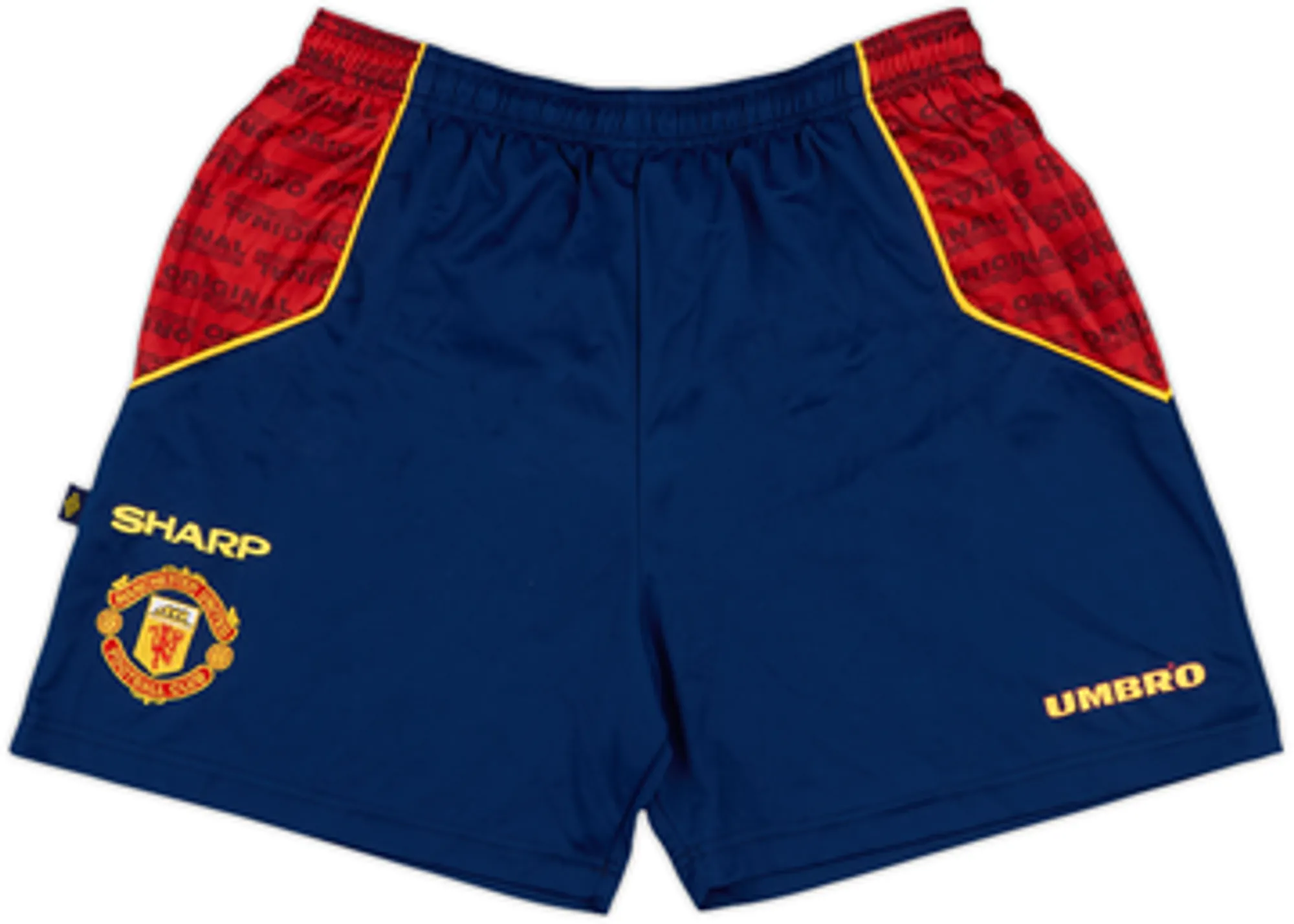 1996-98 Manchester United Umbro Leisure Shorts - 10/10 - (XL)
