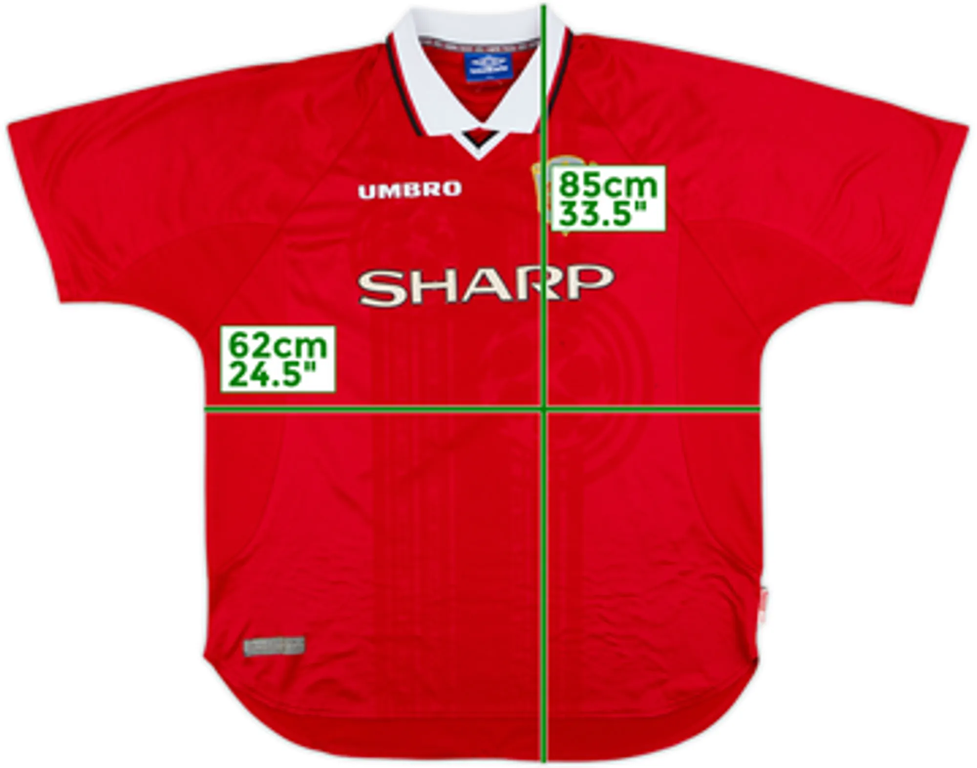 1997-00 Manchester United CL Shirt - 5/10 - (XXL)