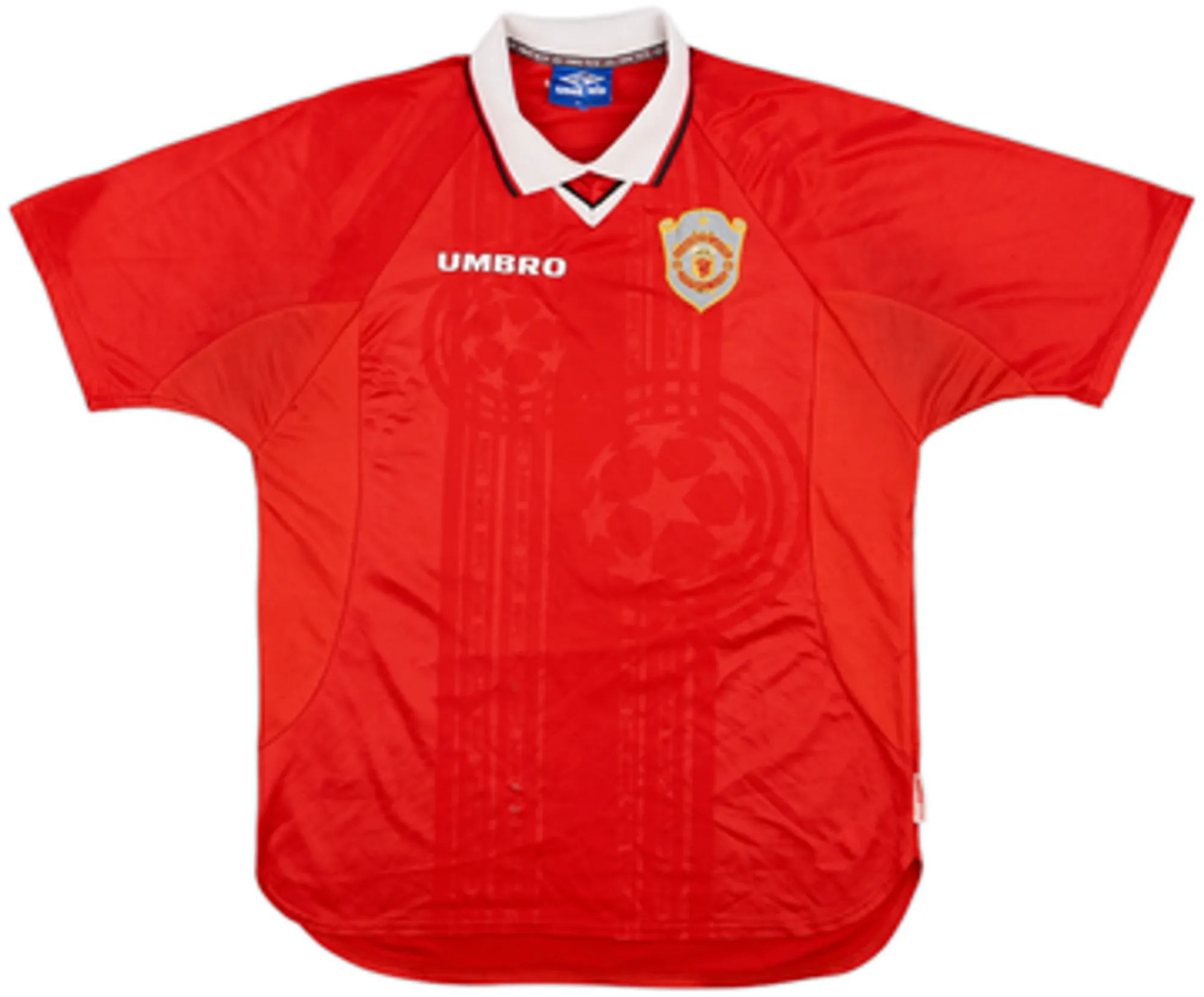 1997-00 Manchester United CL Shirt Beckham #7 - 5/10 - (XL)