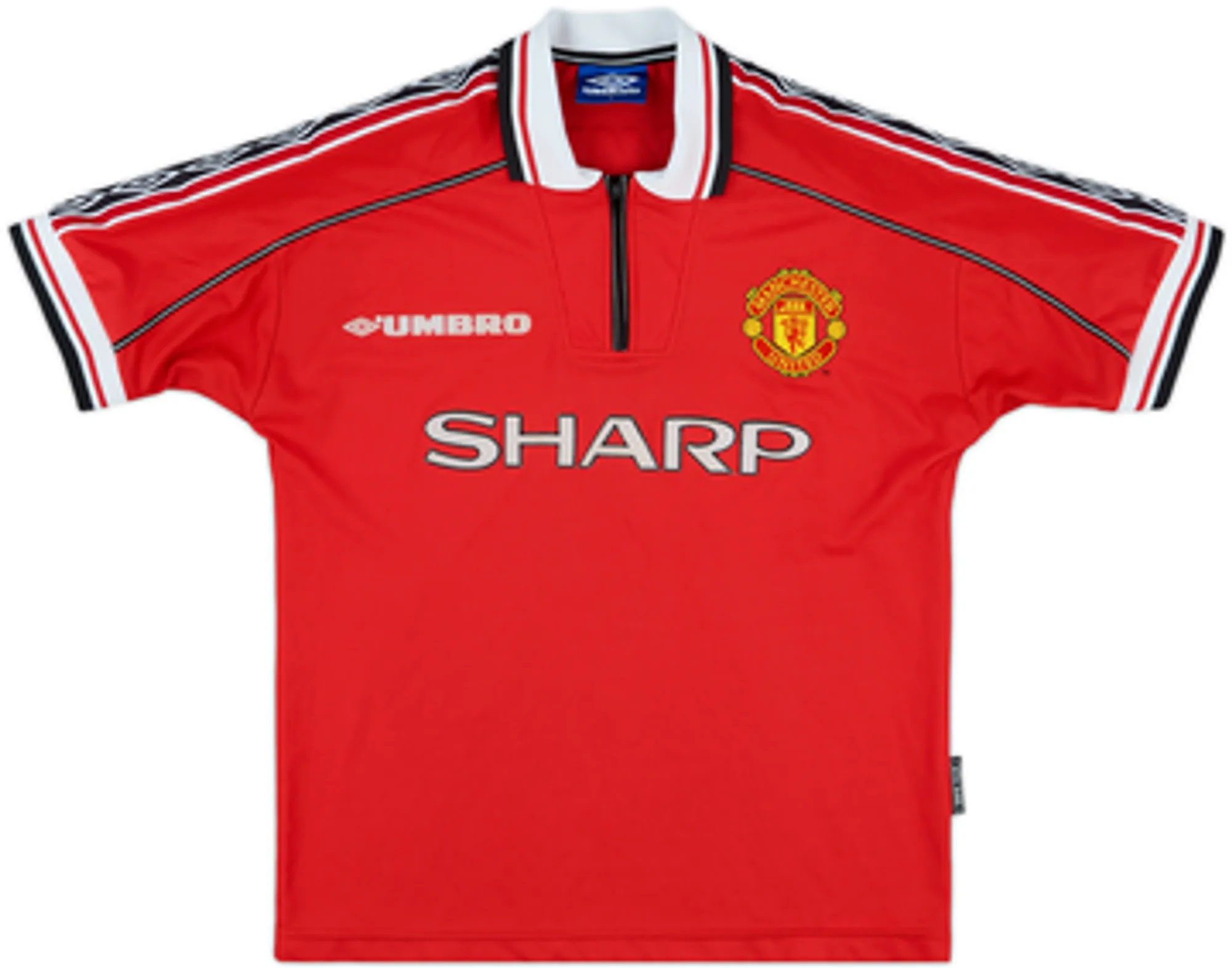 1998-00 Manchester United Home Shirt Beckham #7 - 6/10 - (XL)