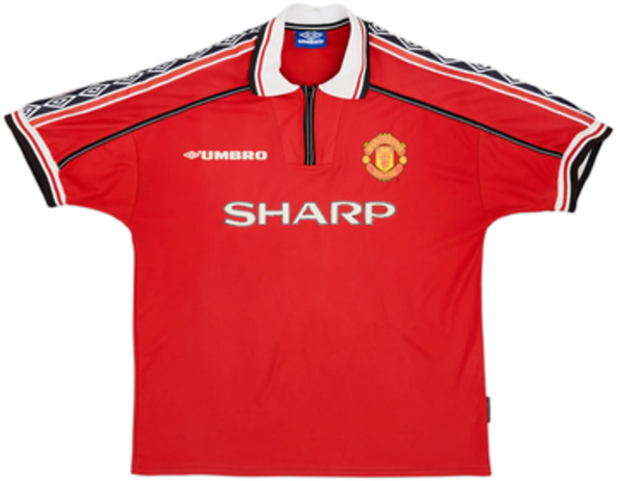 1998-00 Manchester United Home Shirt Cole #9 - 6/10 - (XL)