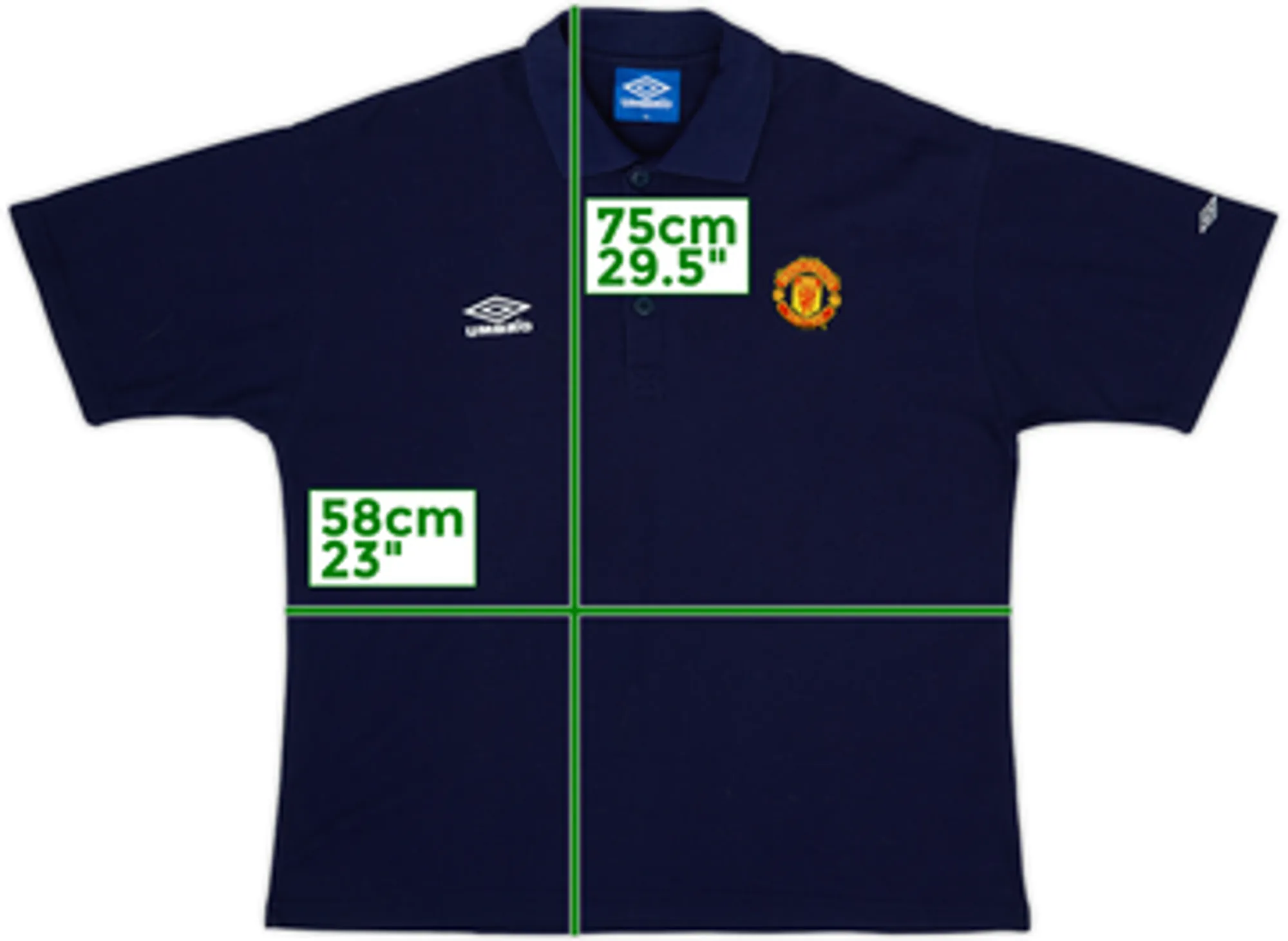 1998-99 Manchester United Umbro Polo Shirt - 6/10 - (XL)