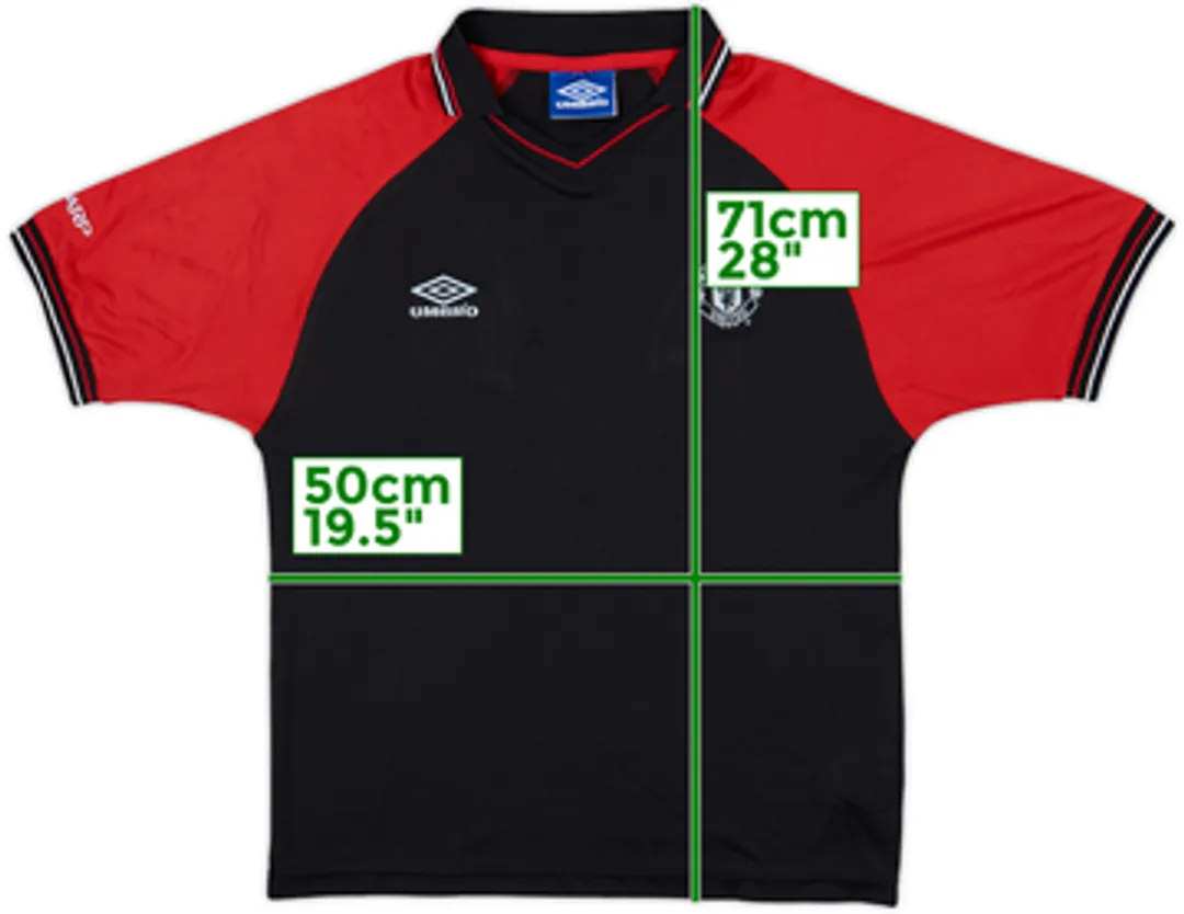 1998-99 Manchester United Umbro Training Shirt - 8/10 - (L.Boys