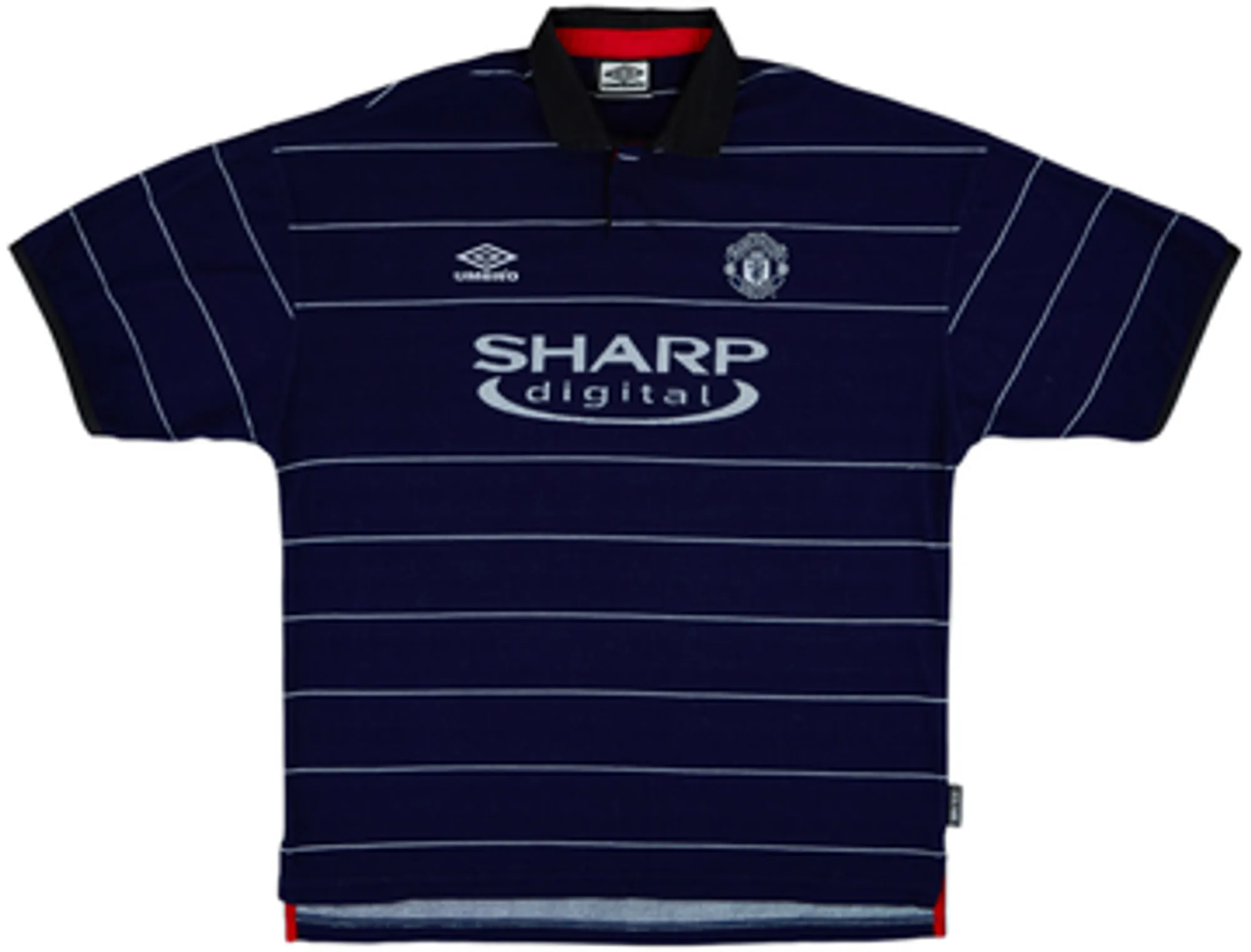1999-00 Manchester United Away Shirt Stam #6 - 8/10 - (XL)