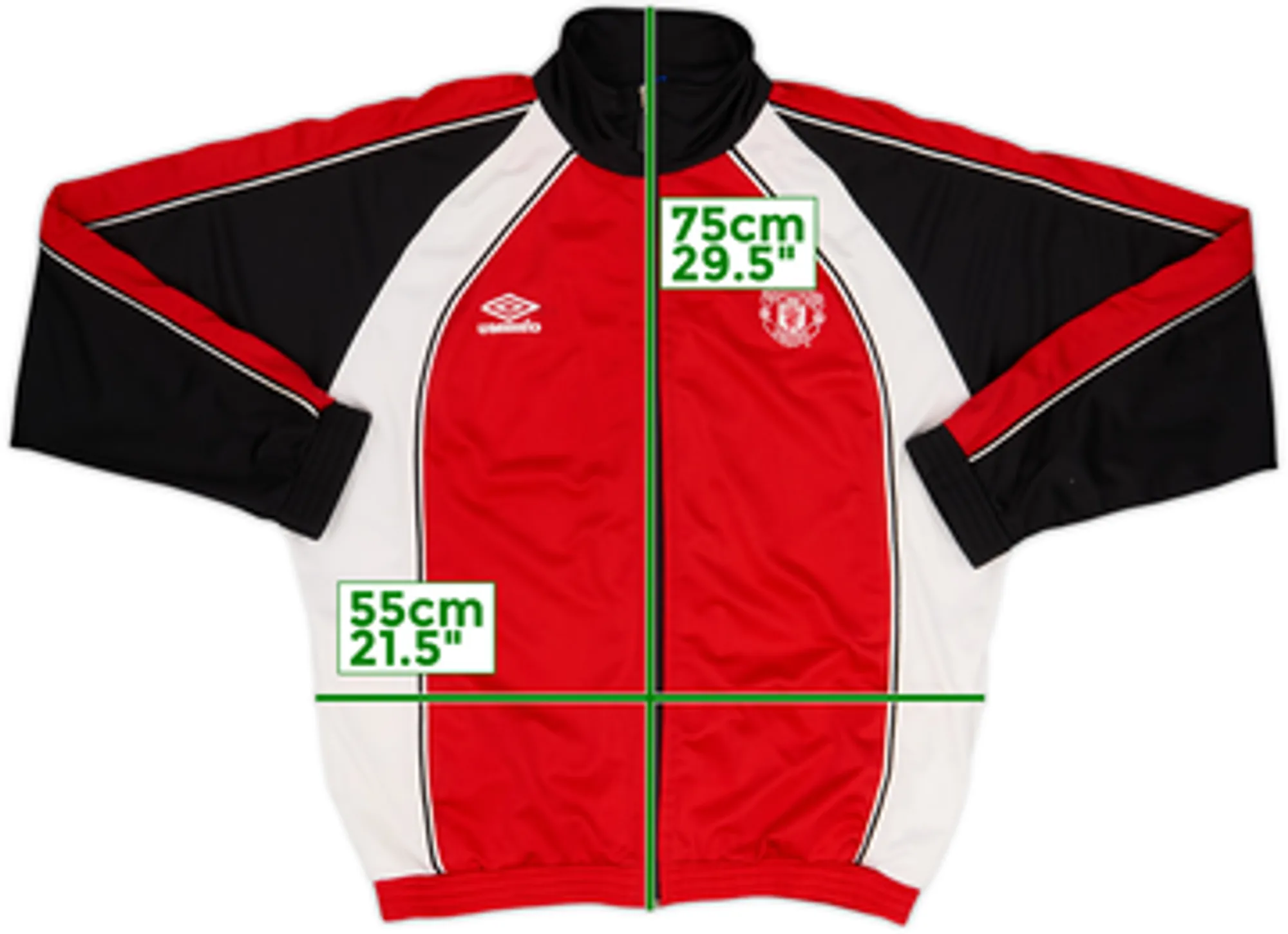 1999-00 Manchester United Umbro Track Jacket - 8/10 - (M)