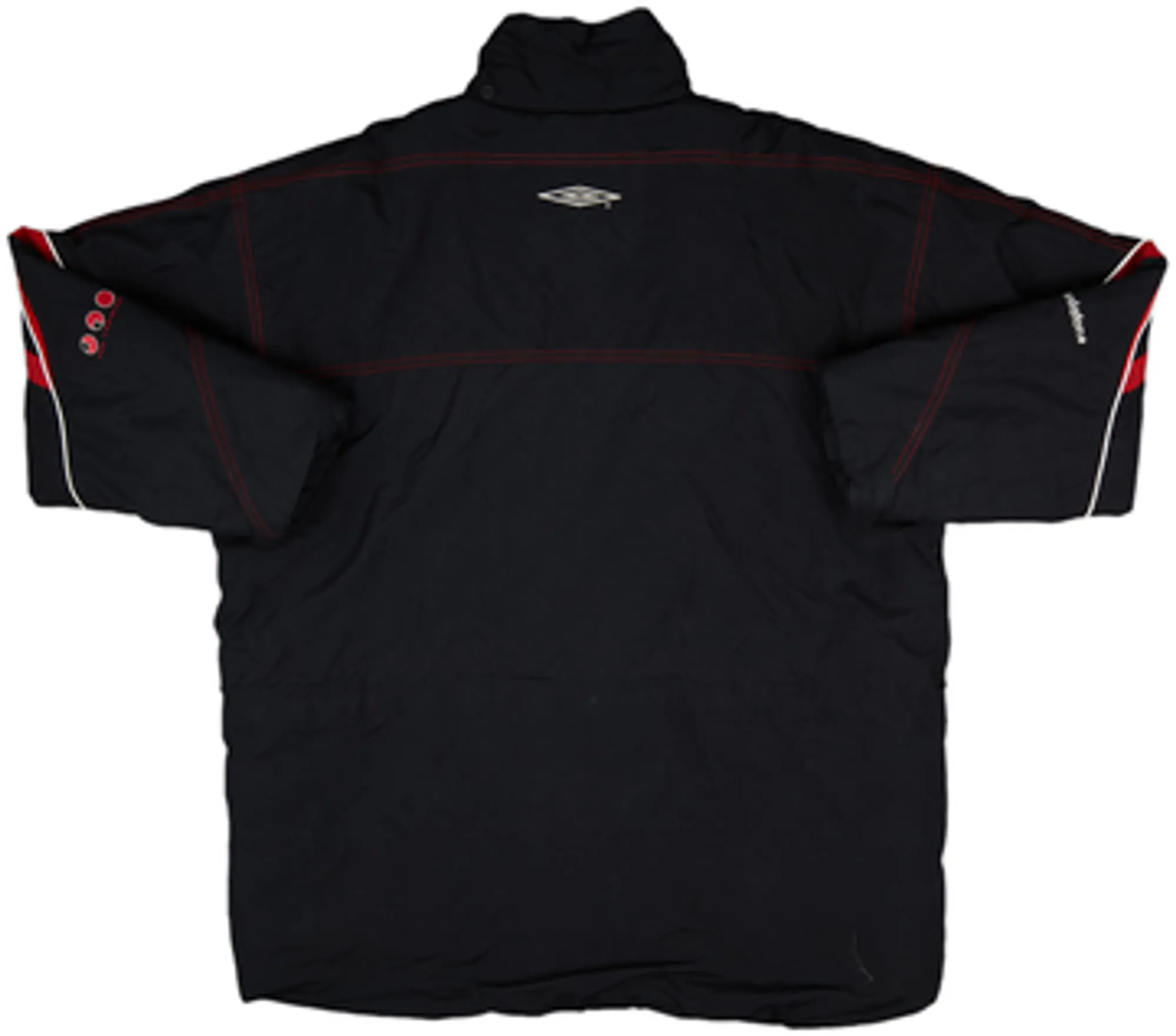 2000-01 Manchester United Umbro Padded Bench Coat - 6/10 - (M)