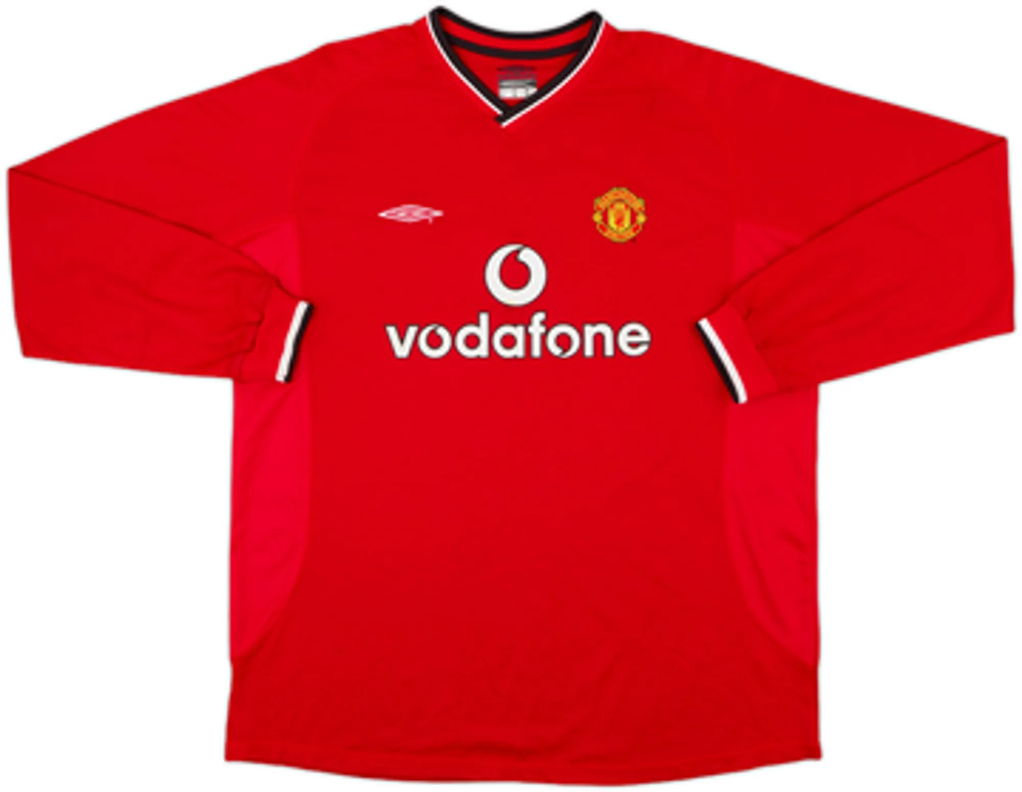 2000-02 Manchester United Home L/S Shirt V.Nistelrooy #10 - 8/10 - (XXL)