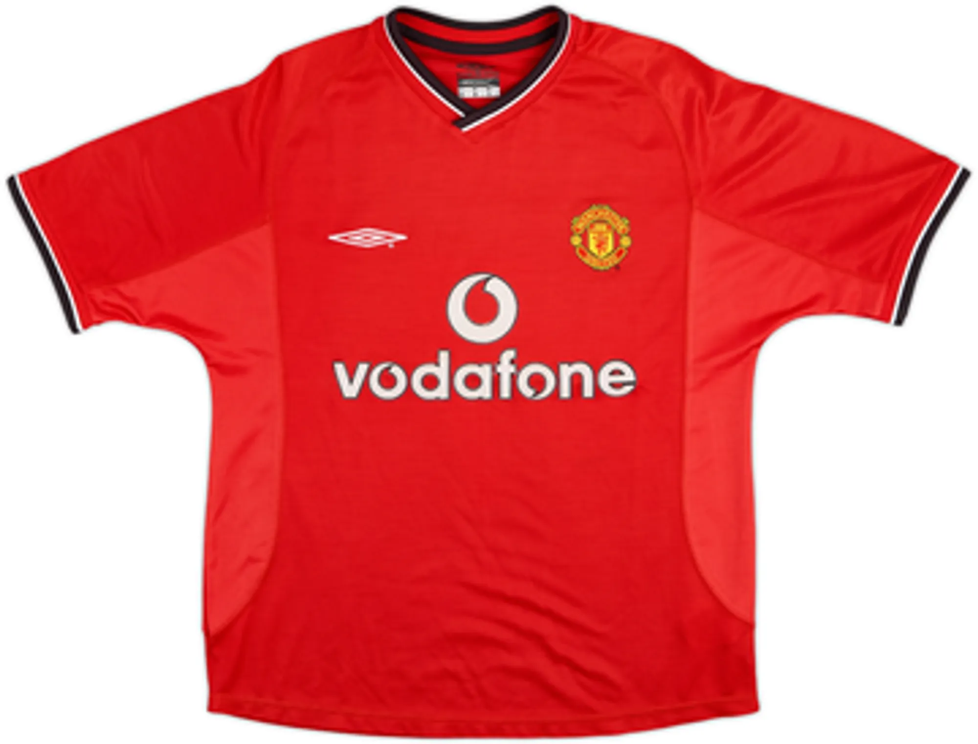 2000-02 Manchester United Home Shirt Beckham #7 - 8/10 - (L)