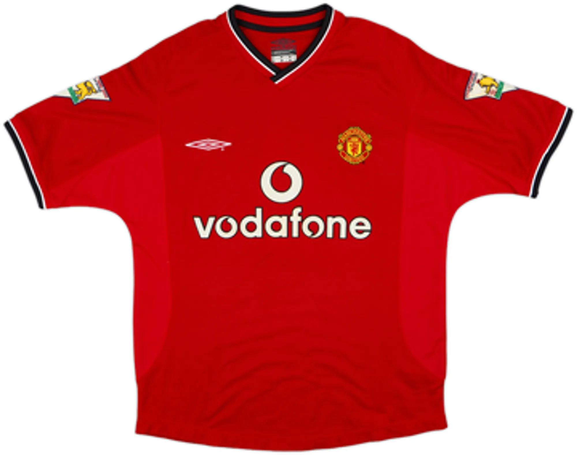 2000-02 Manchester United Home Shirt Cole #9 - 8/10 - (Y)
