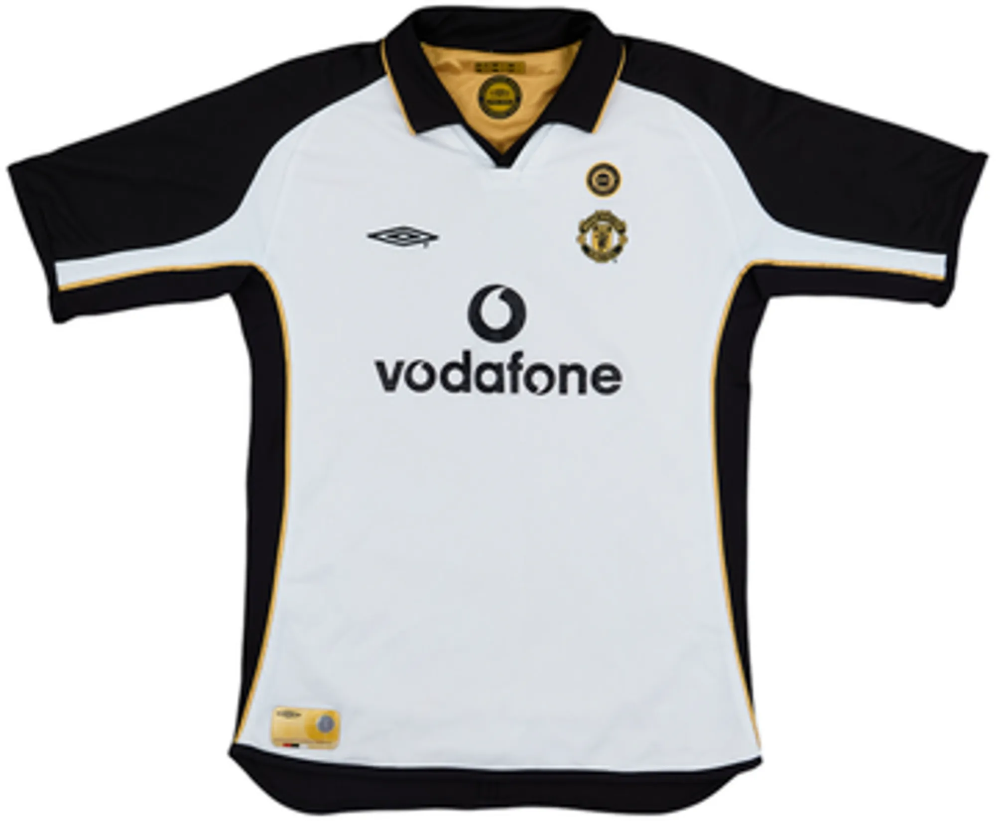 2001-02 Manchester United Centenary Away/Third Shirt Beckham #7 - 8/10 - (L)