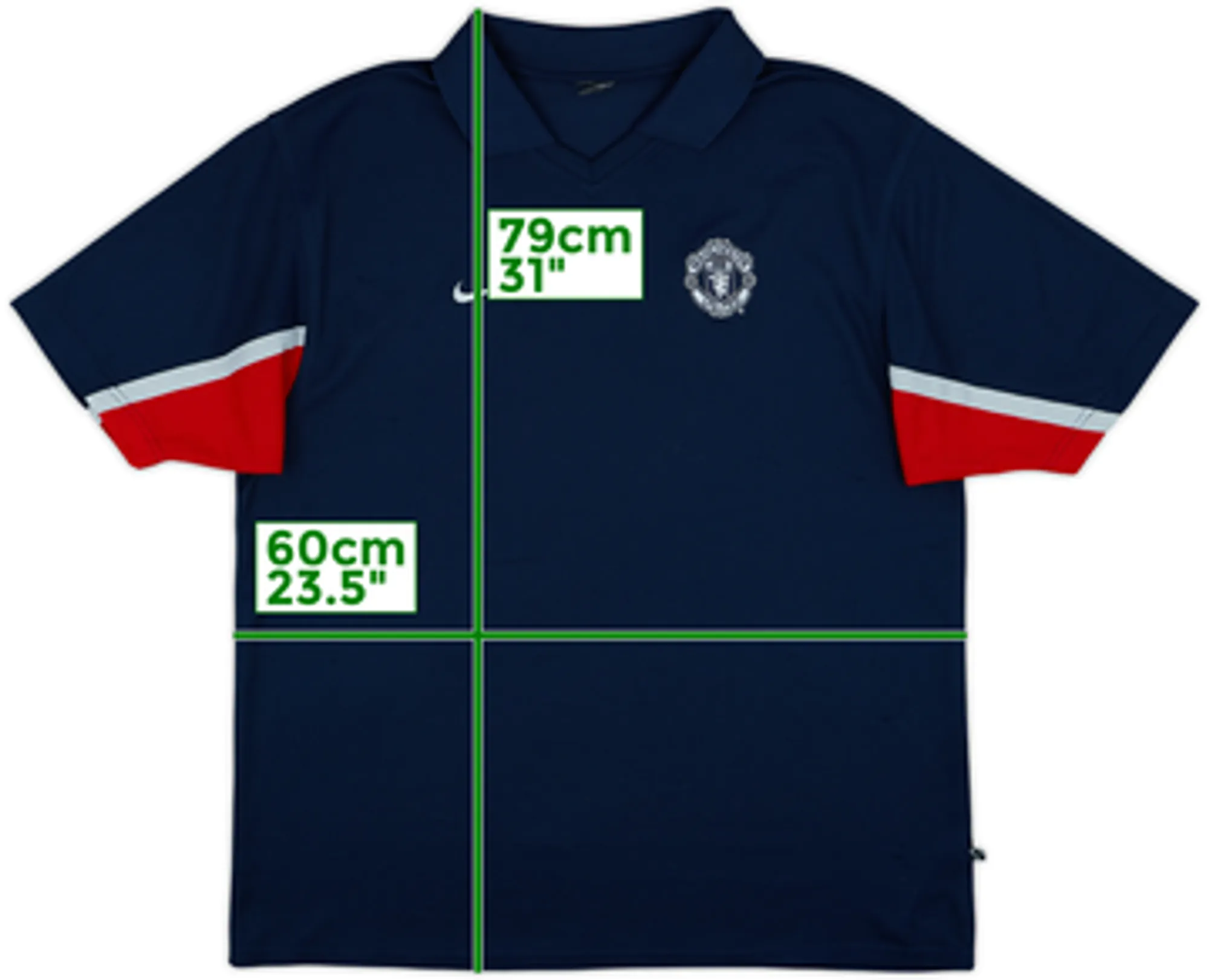 2002-03 Manchester United Nike Polo Shirt - 8/10 - (L)