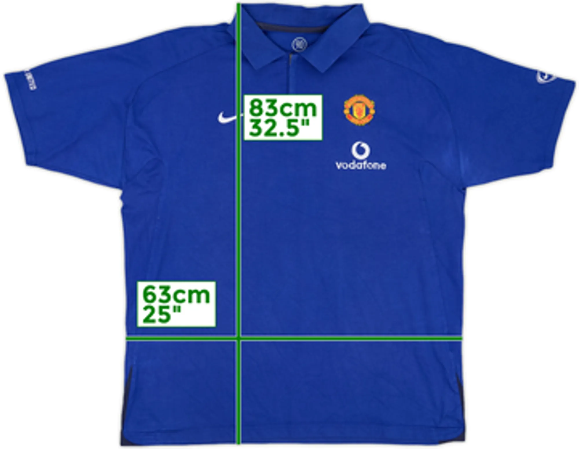 2002-03 Manchester United Nike 1/4 Zip Polo Shirt - 8/10 - (XXL)