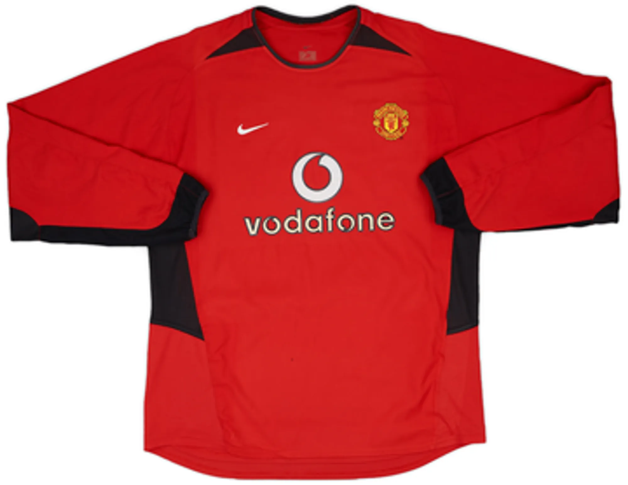 2002-04 Manchester United Home L/S Shirt Silvestre #27 - 6/10 - (L)