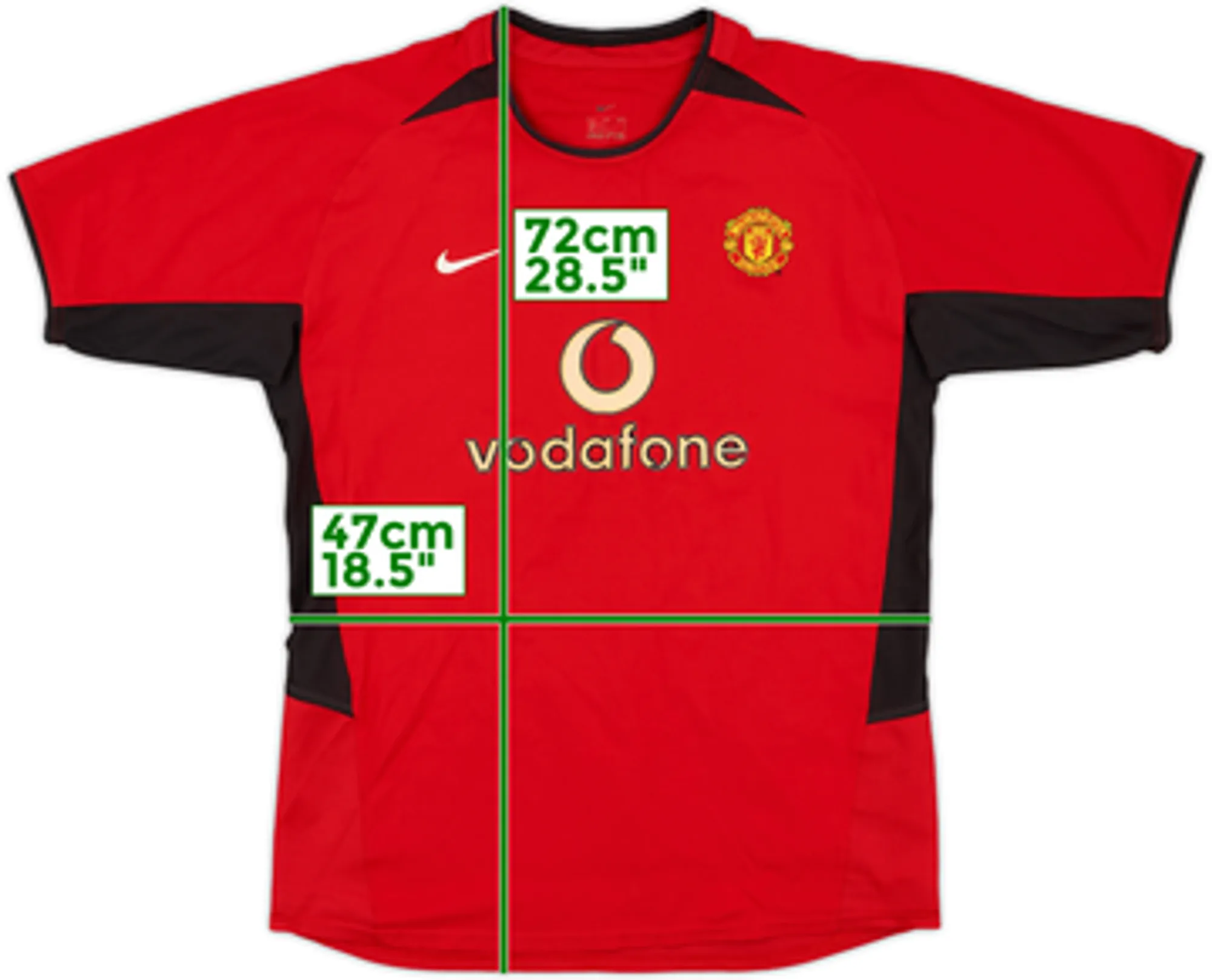 2002-04 Manchester United Home Shirt - 7/10 - (L.Boys)