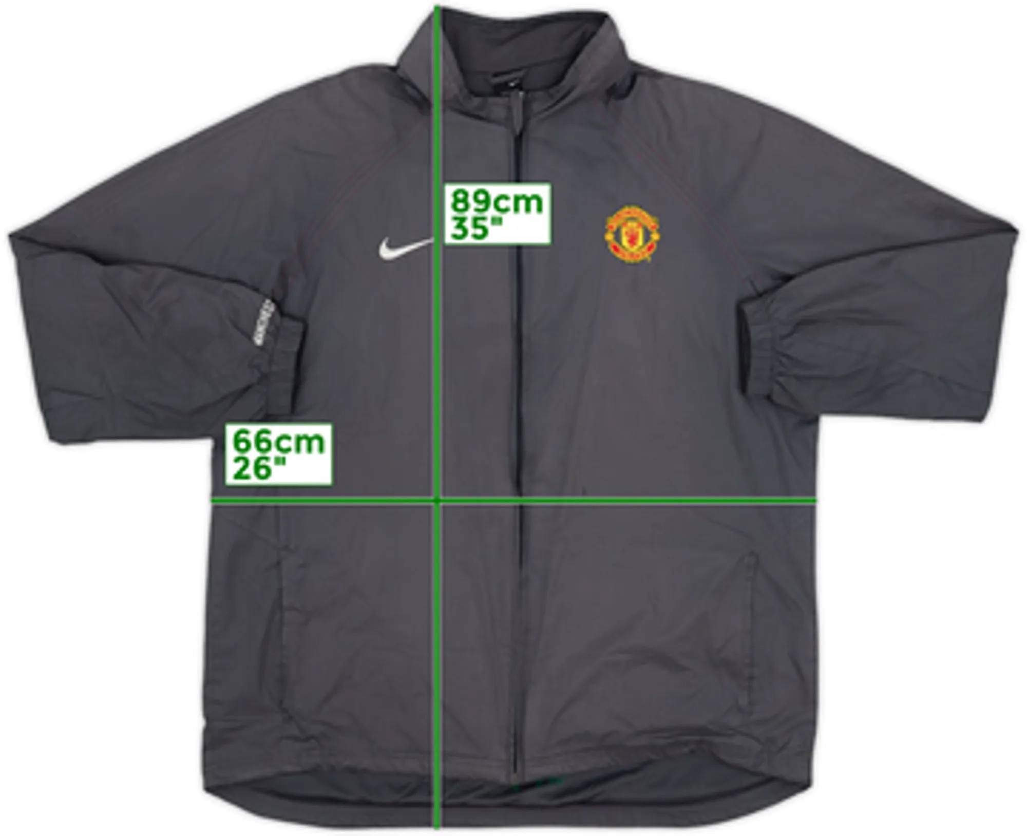 2004-05 Manchester United Nike Hooded Rain Jacket - 6/10 - (XL)