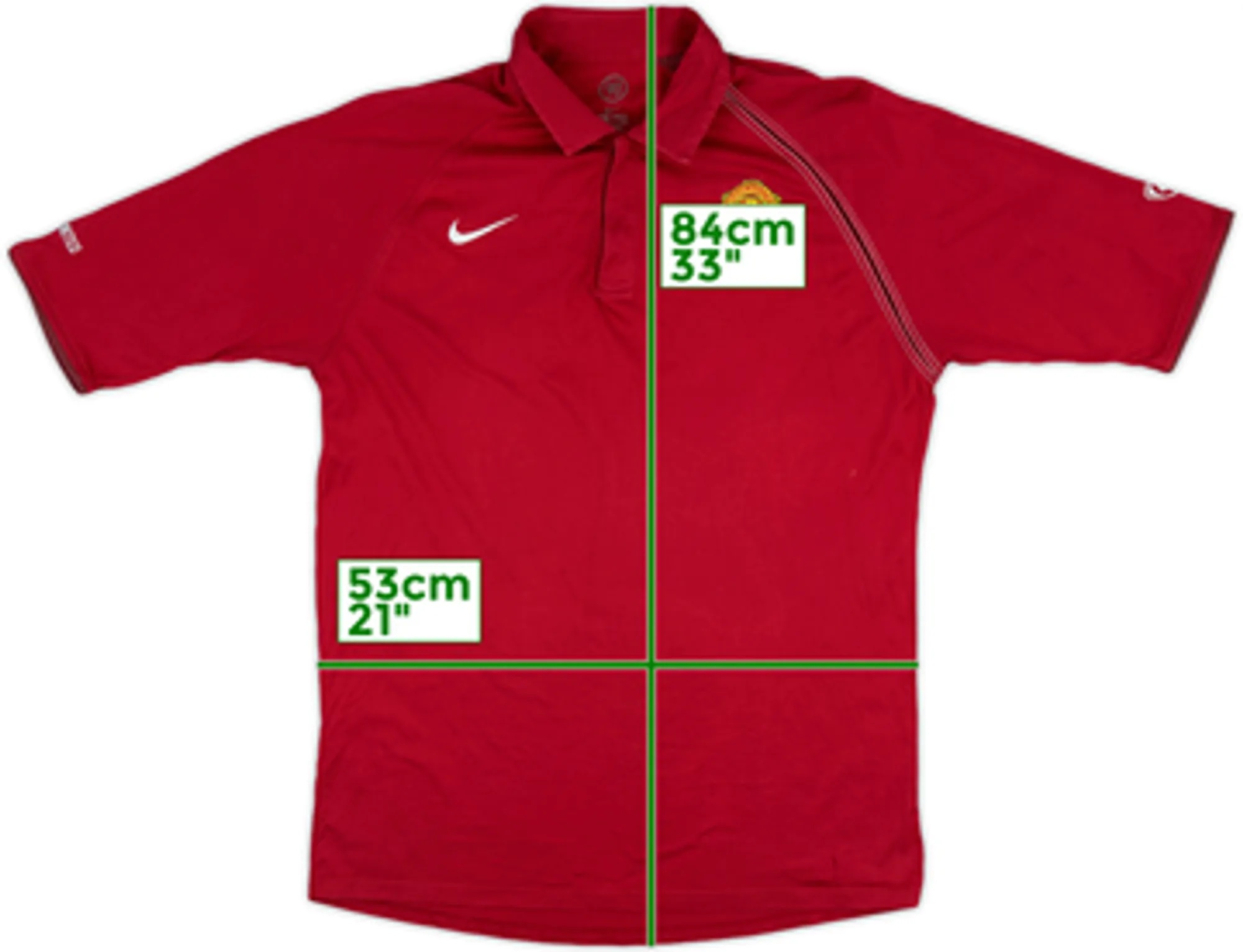 2004-05 Manchester United Nike Polo Shirt - 9/10 - (L)