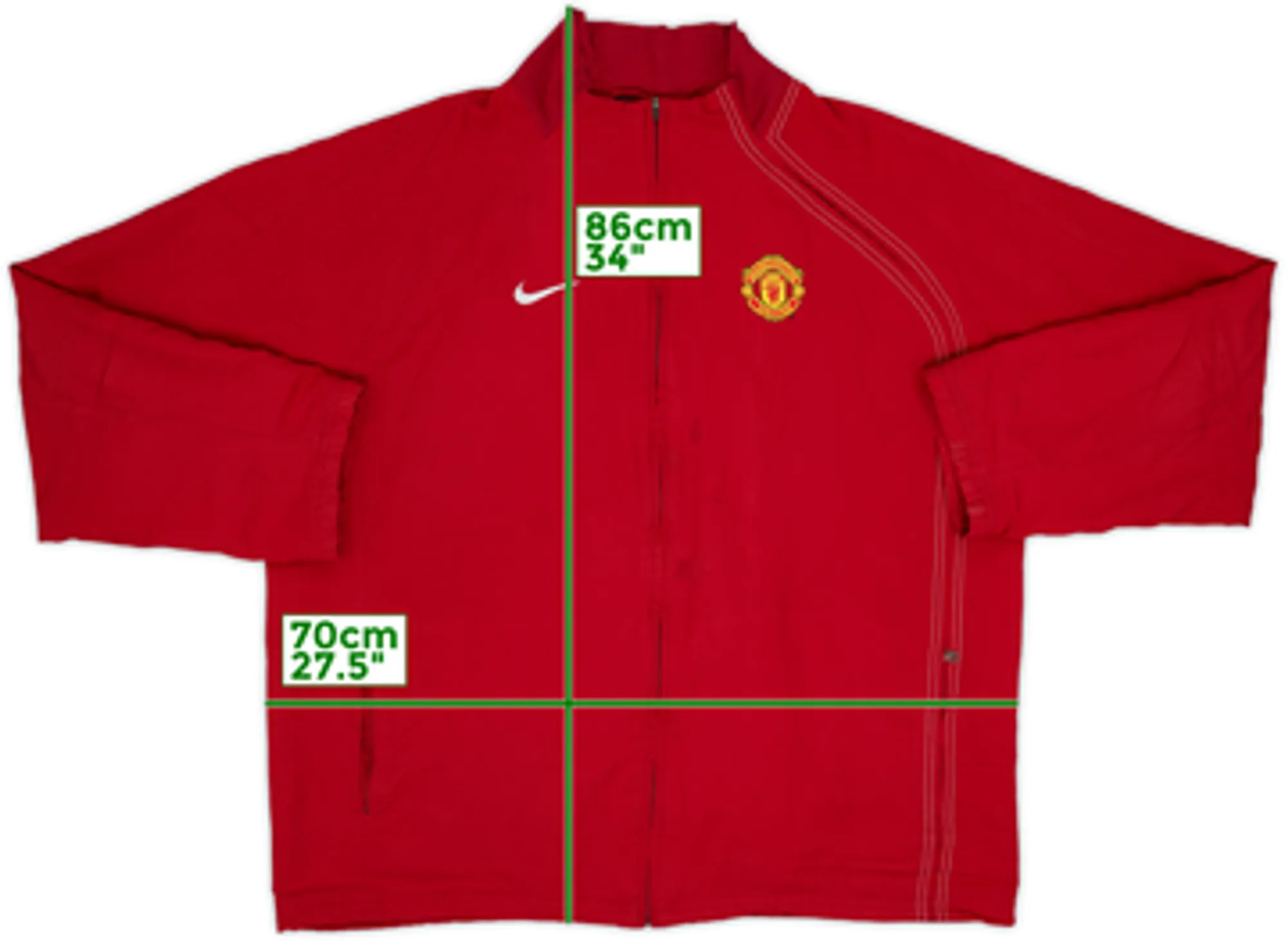 2004-05 Manchester United Nike Track Jacket - 5/10 - (XXL)