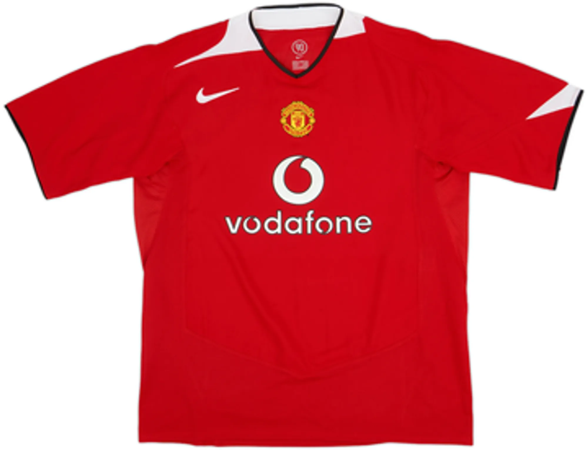 2004-06 Manchester United Home Shirt Heinze #4 - 8/10 - (L)