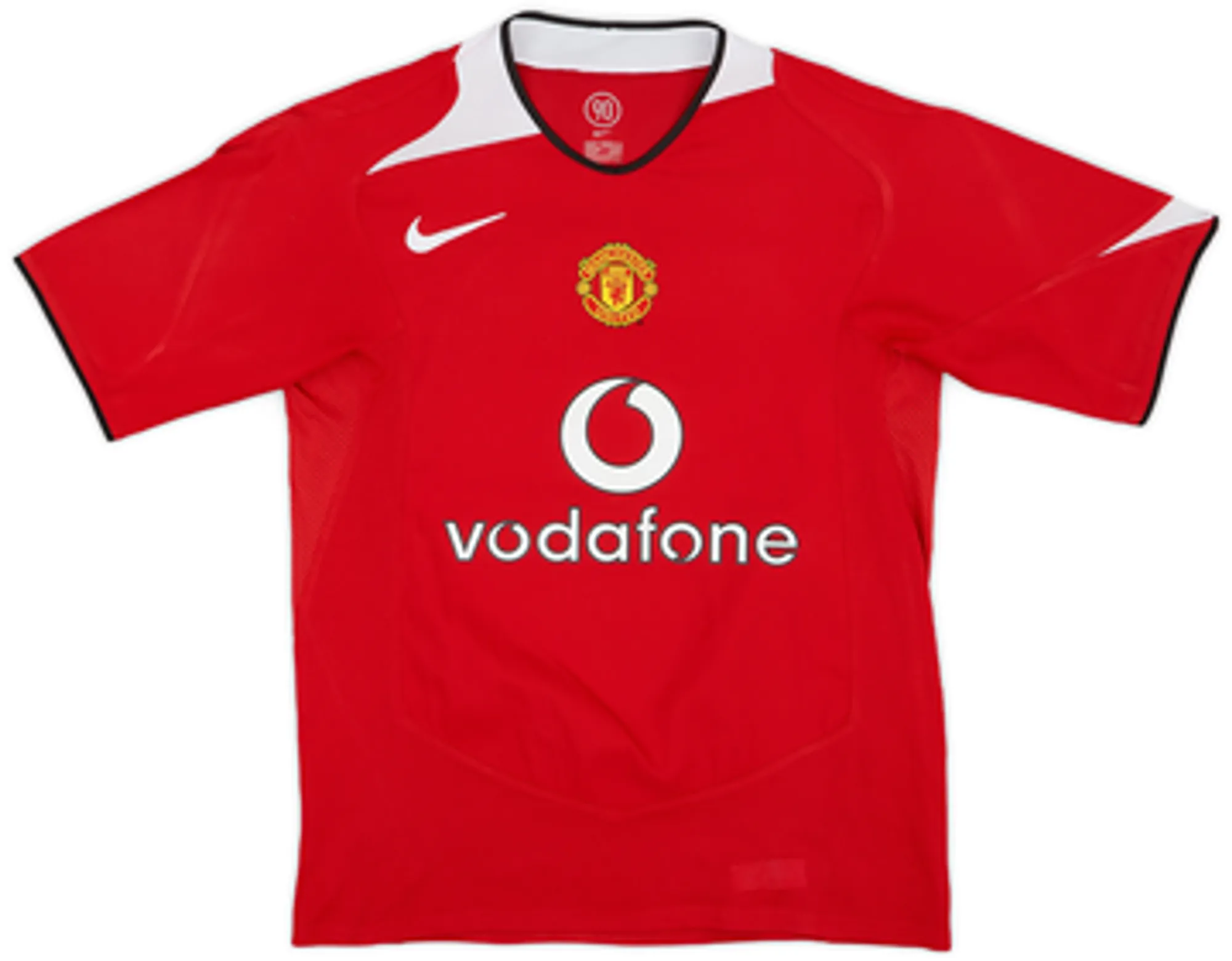 2004-06 Manchester United Home Shirt Smith #14 - 8/10 - (S)