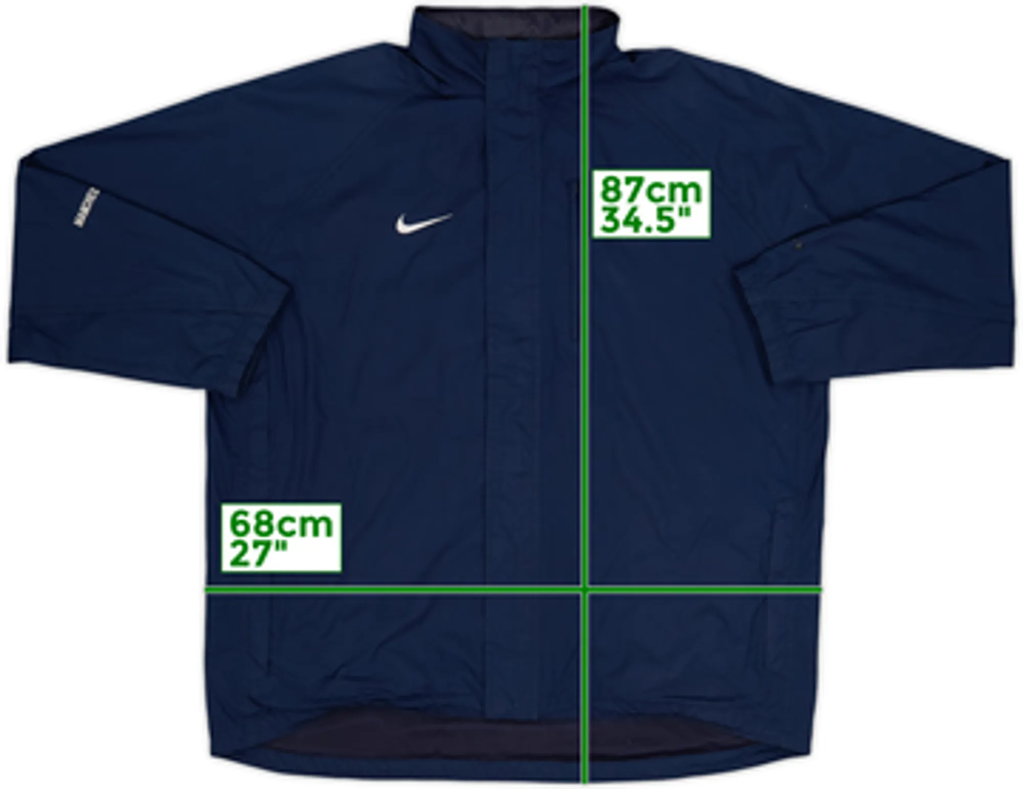 2005-06 Manchester United Nike Hooded Rain Jacket - 8/10 - (S)