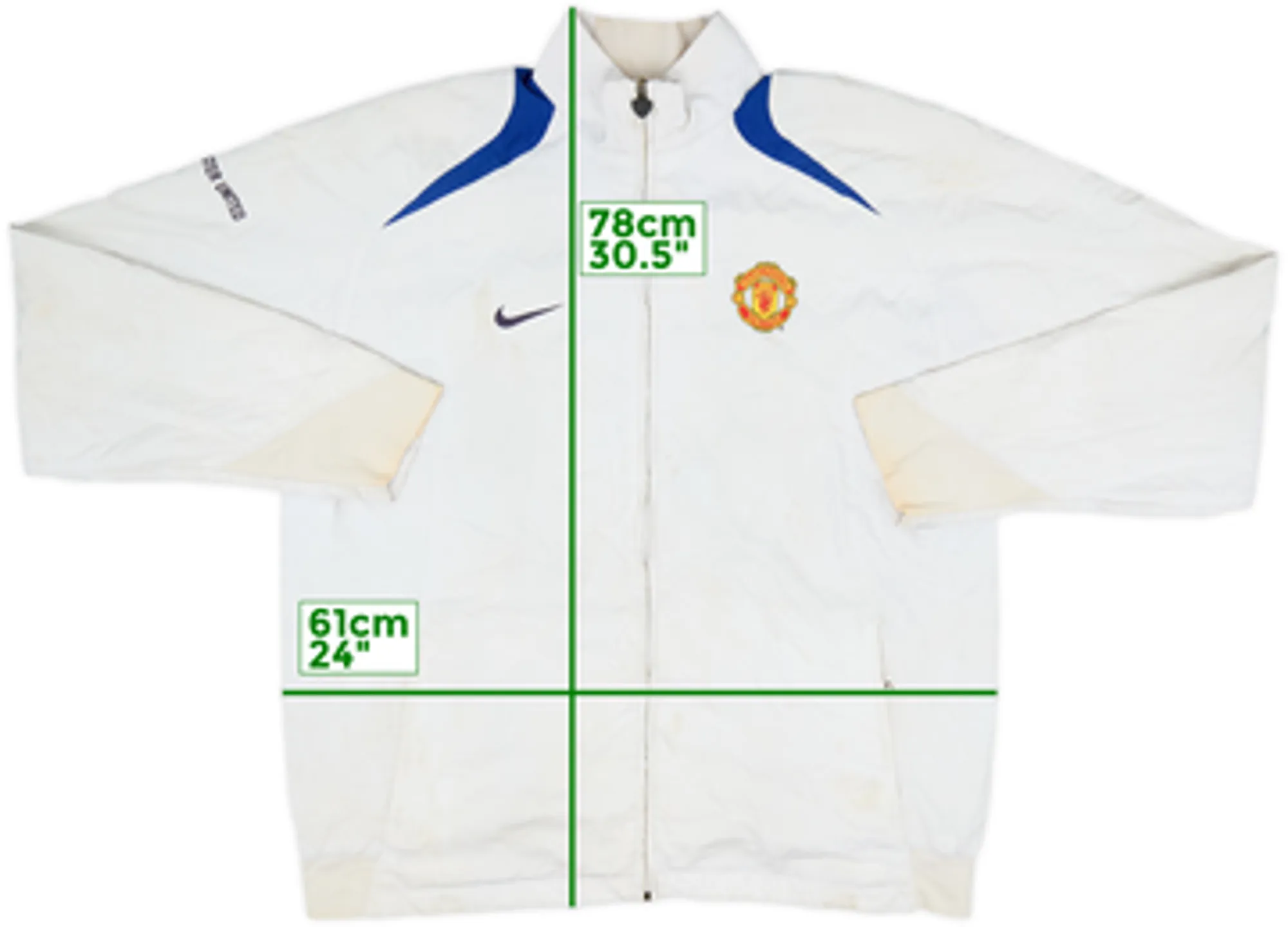 2005-06 Manchester United Nike Track Jacket - 4/10 - (XXL)