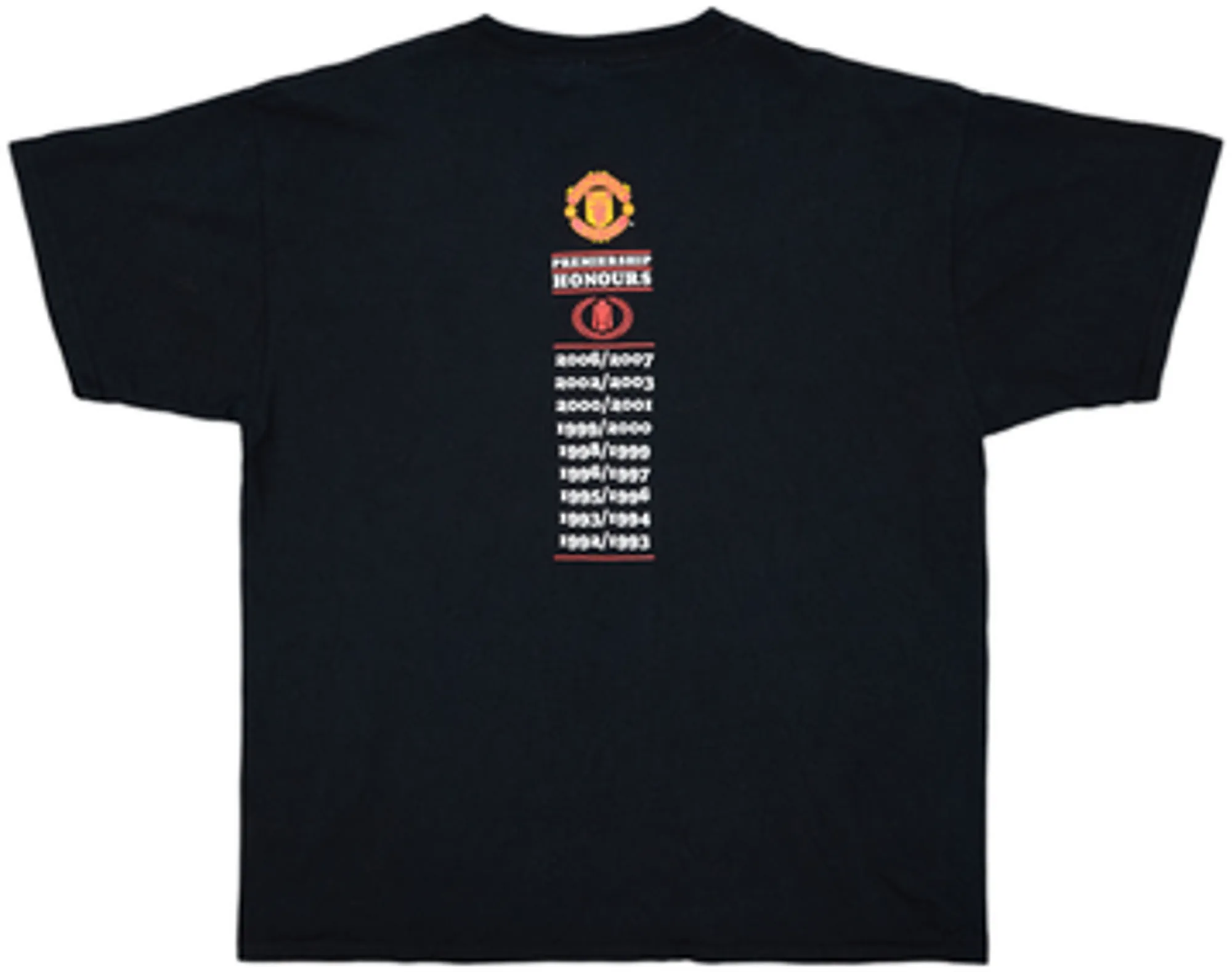 2006-07 Manchester United 'Barclays Premiership Champions' Graphic Tee - 7/10 - (XL)
