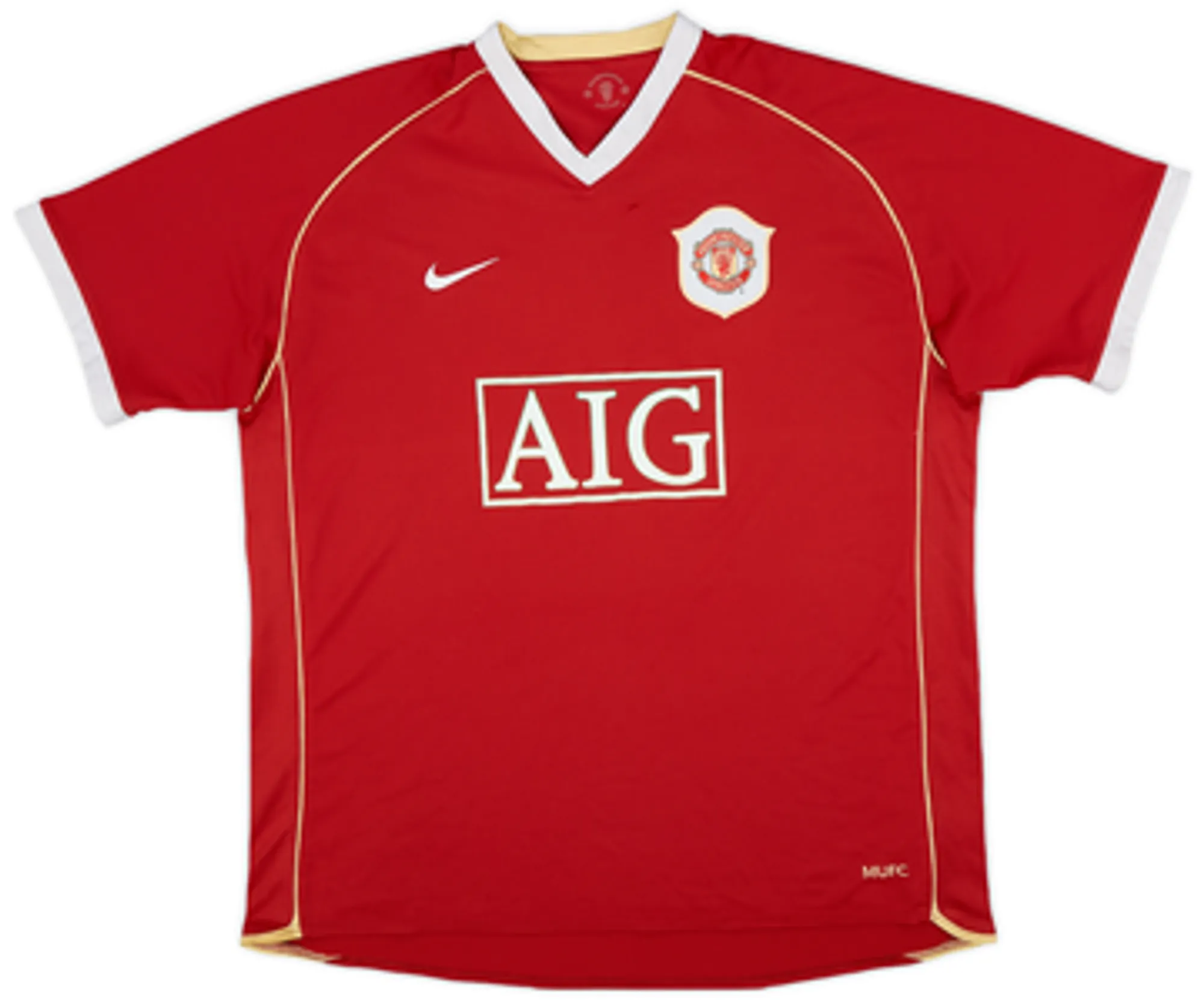 2006-07 Manchester United Home Shirt Smith #14 - 5/10 - (XXL)