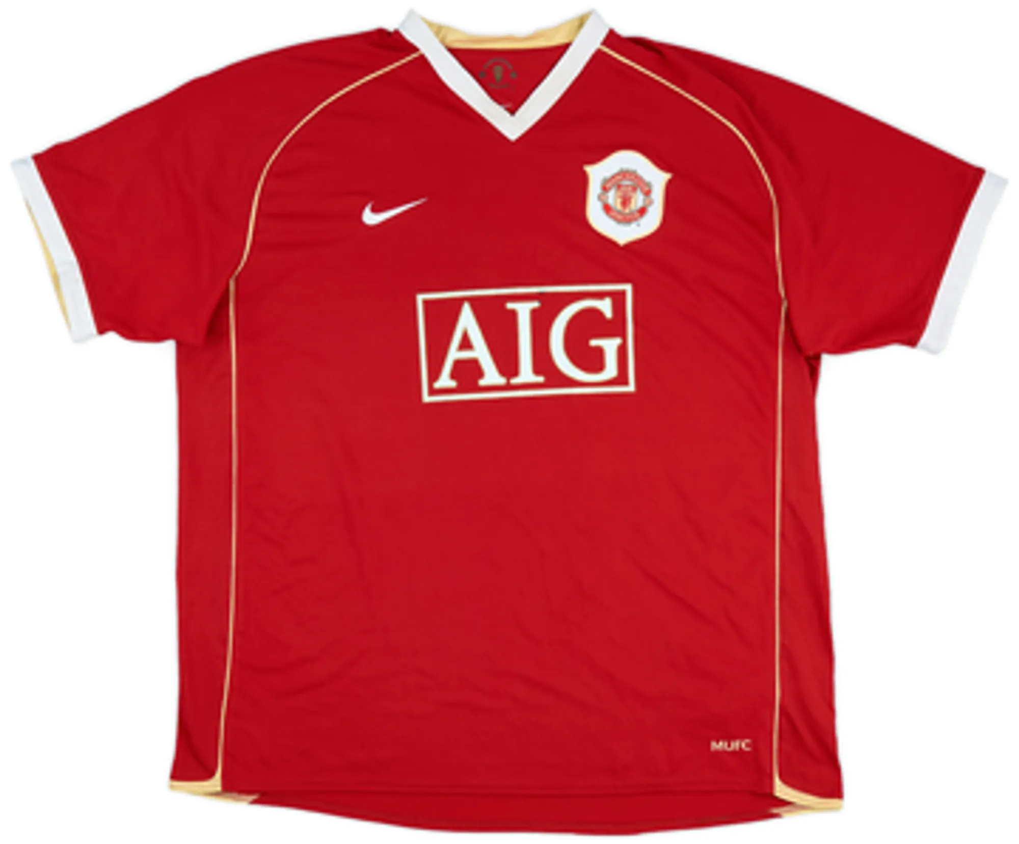 2006-07 Manchester United Home Shirt Evra #3 - 6/10 - (XXL)