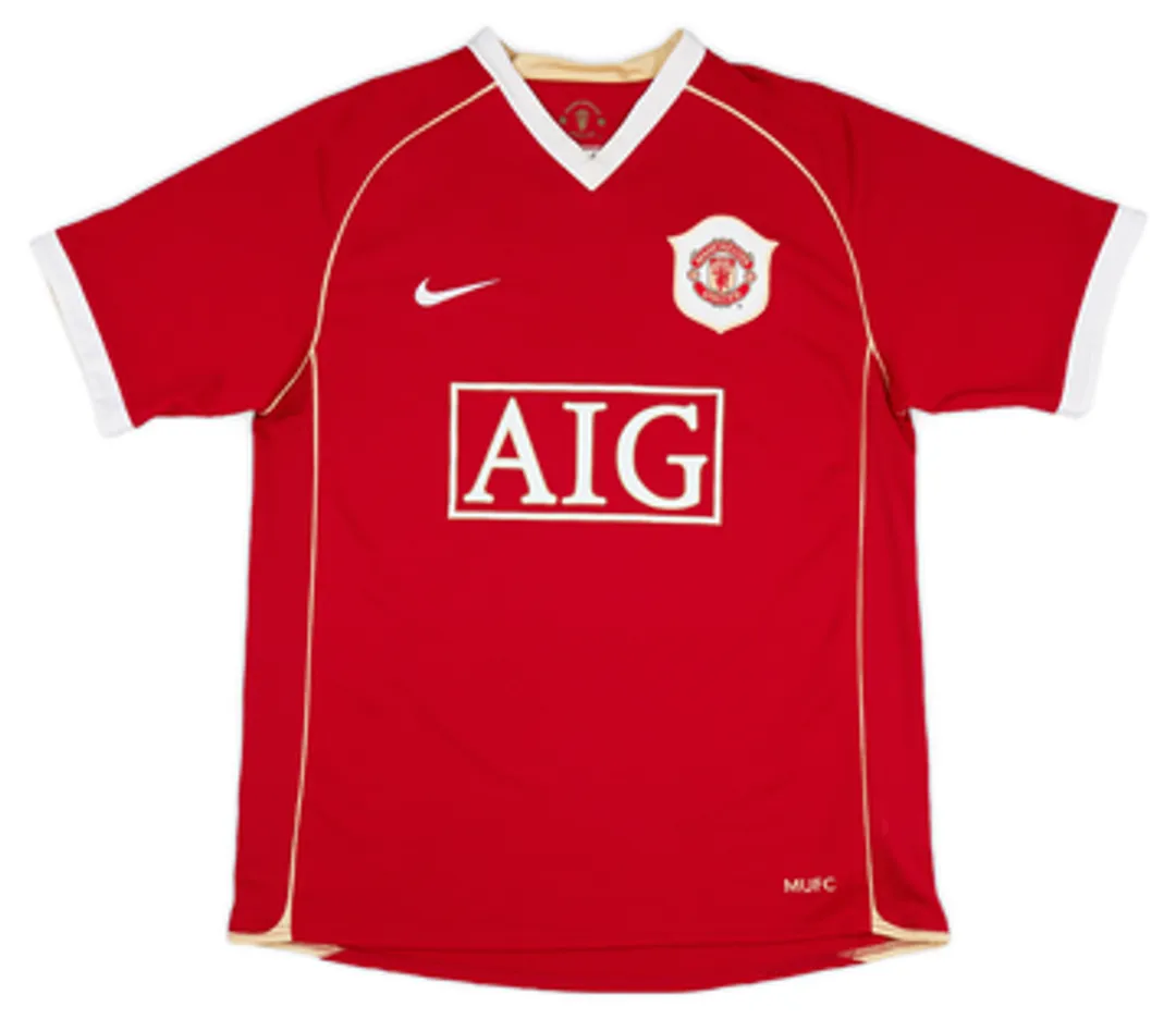 2006-07 Manchester United Home Shirt Rooney #8EXL | MUNH068EXLused