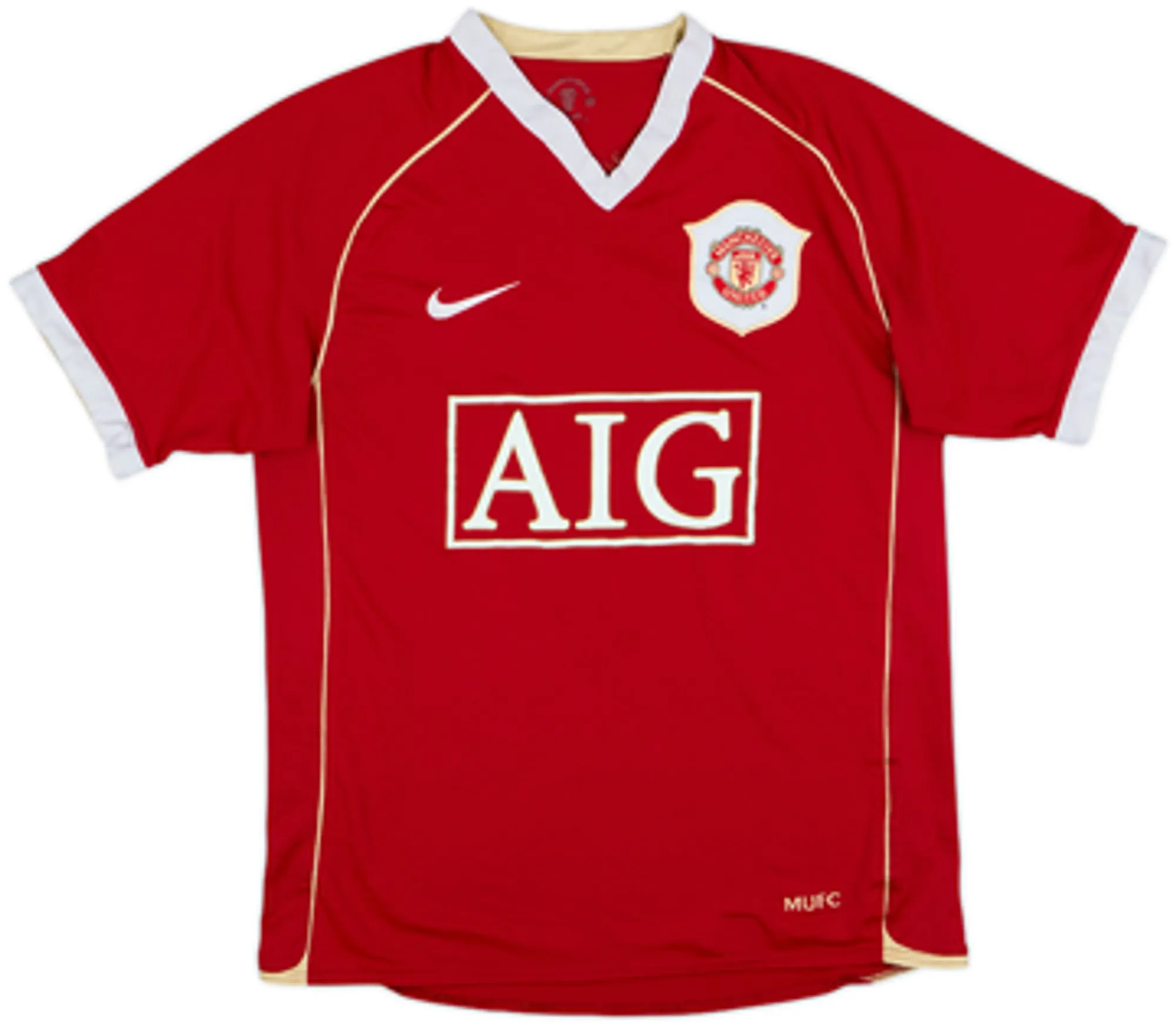 2006-07 Manchester United Home Shirt Saha #9 - 5/10 - (S)